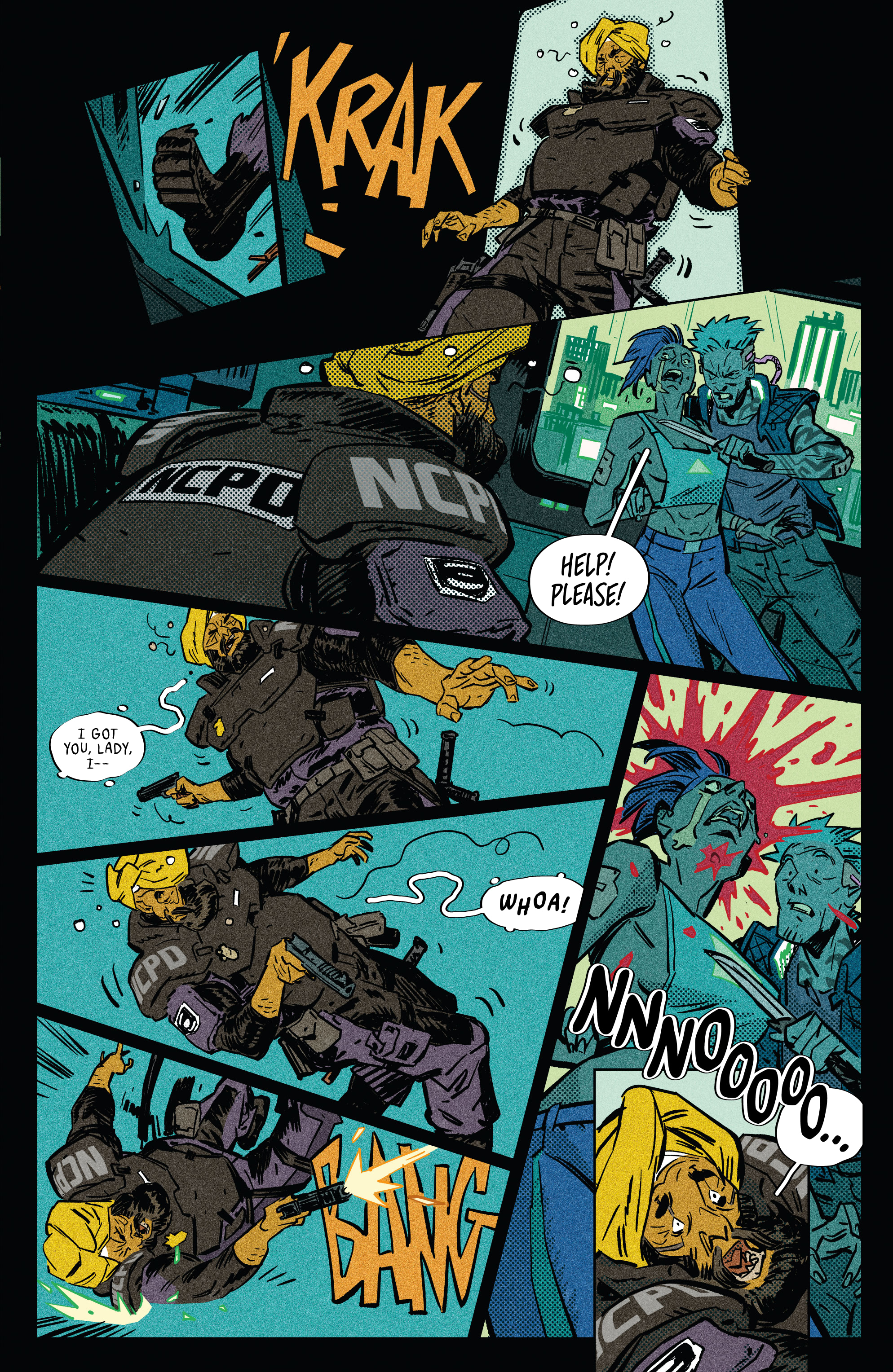 Read online Cyberpunk 2077: Blackout comic -  Issue #3 - 7