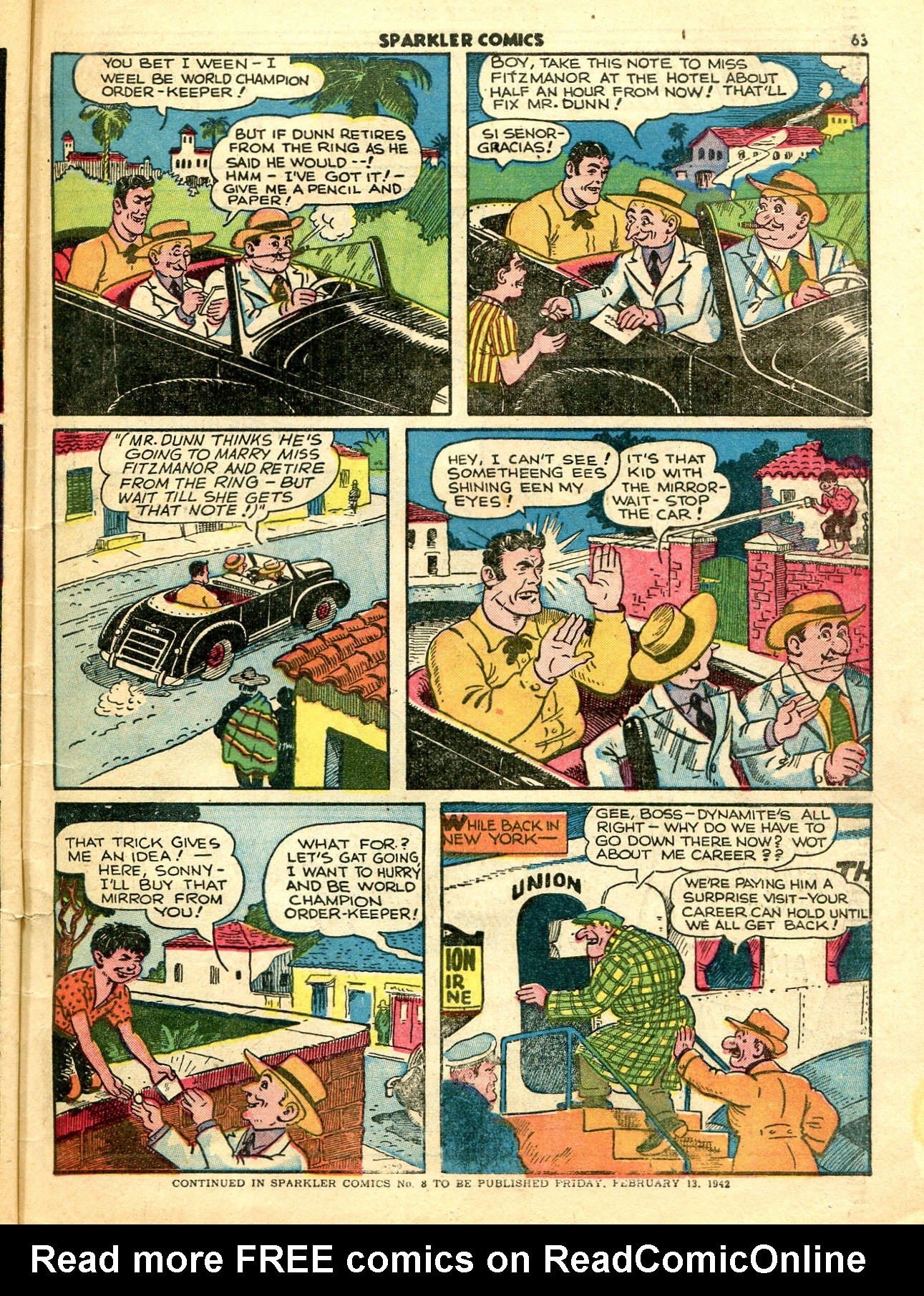 Read online Sparkler Comics comic -  Issue #7 - 57