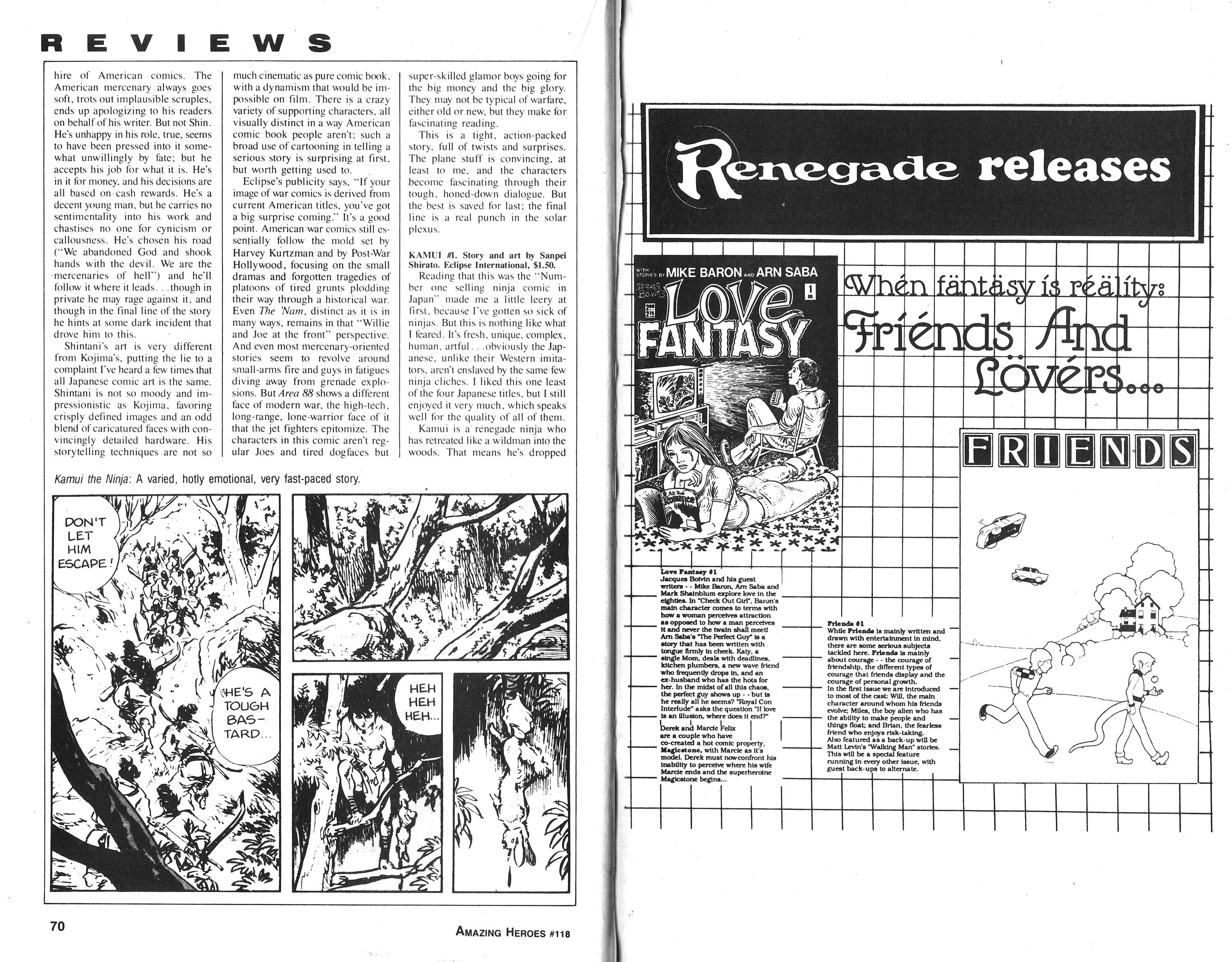 Read online Amazing Heroes comic -  Issue #118 - 36
