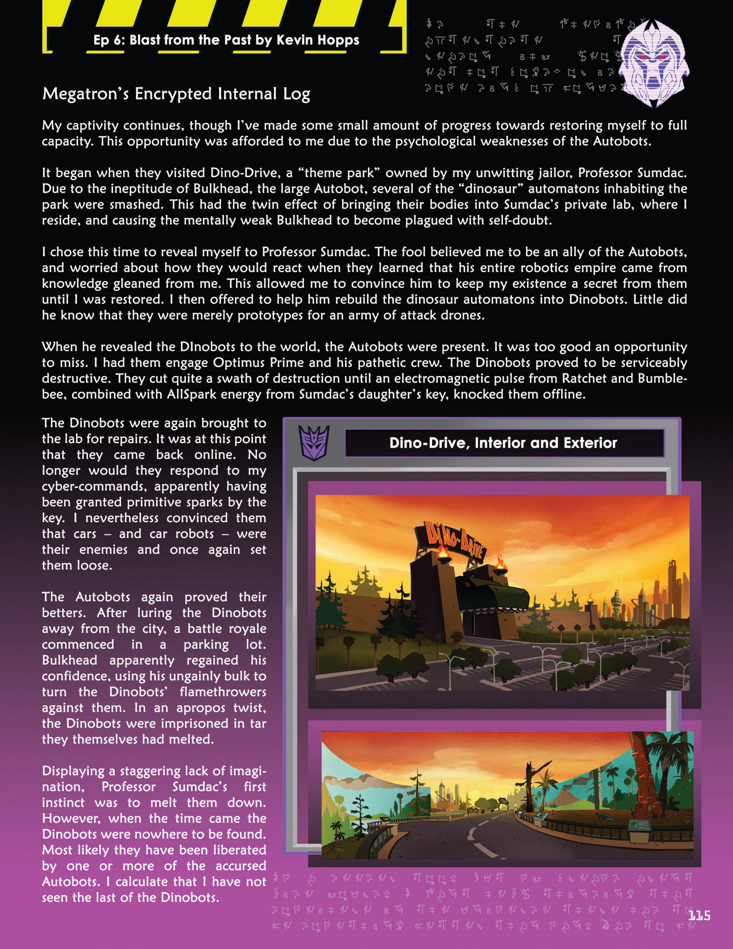 Read online Transformers Animated: The Allspark Almanac comic -  Issue # TPB 1 - 116