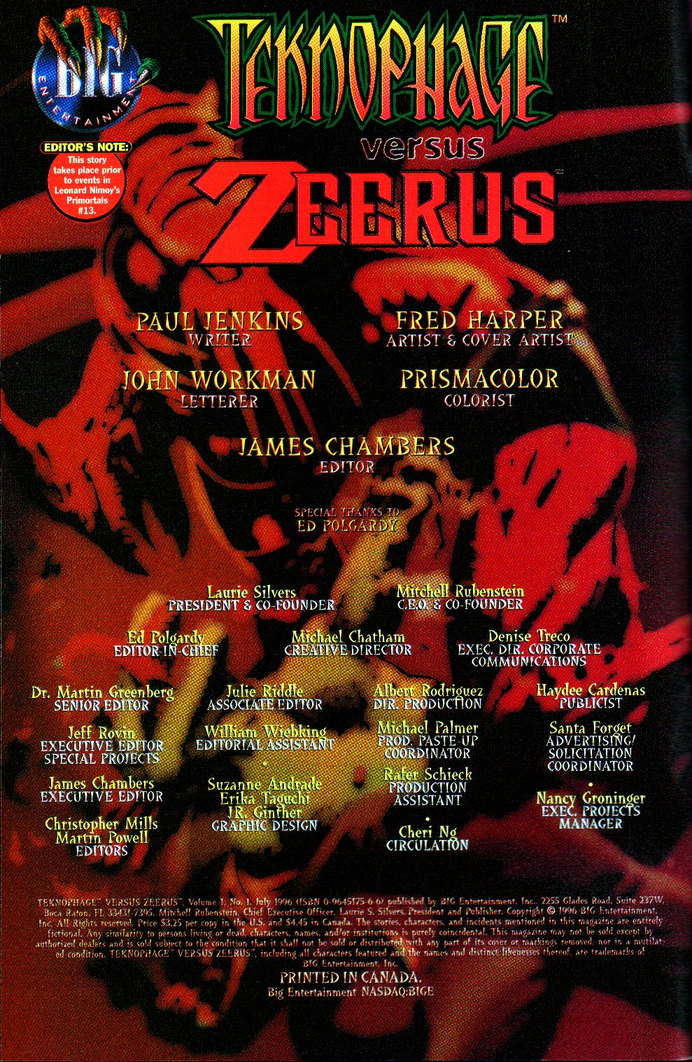 Read online Teknophage versus Zeerus comic -  Issue # Full - 2