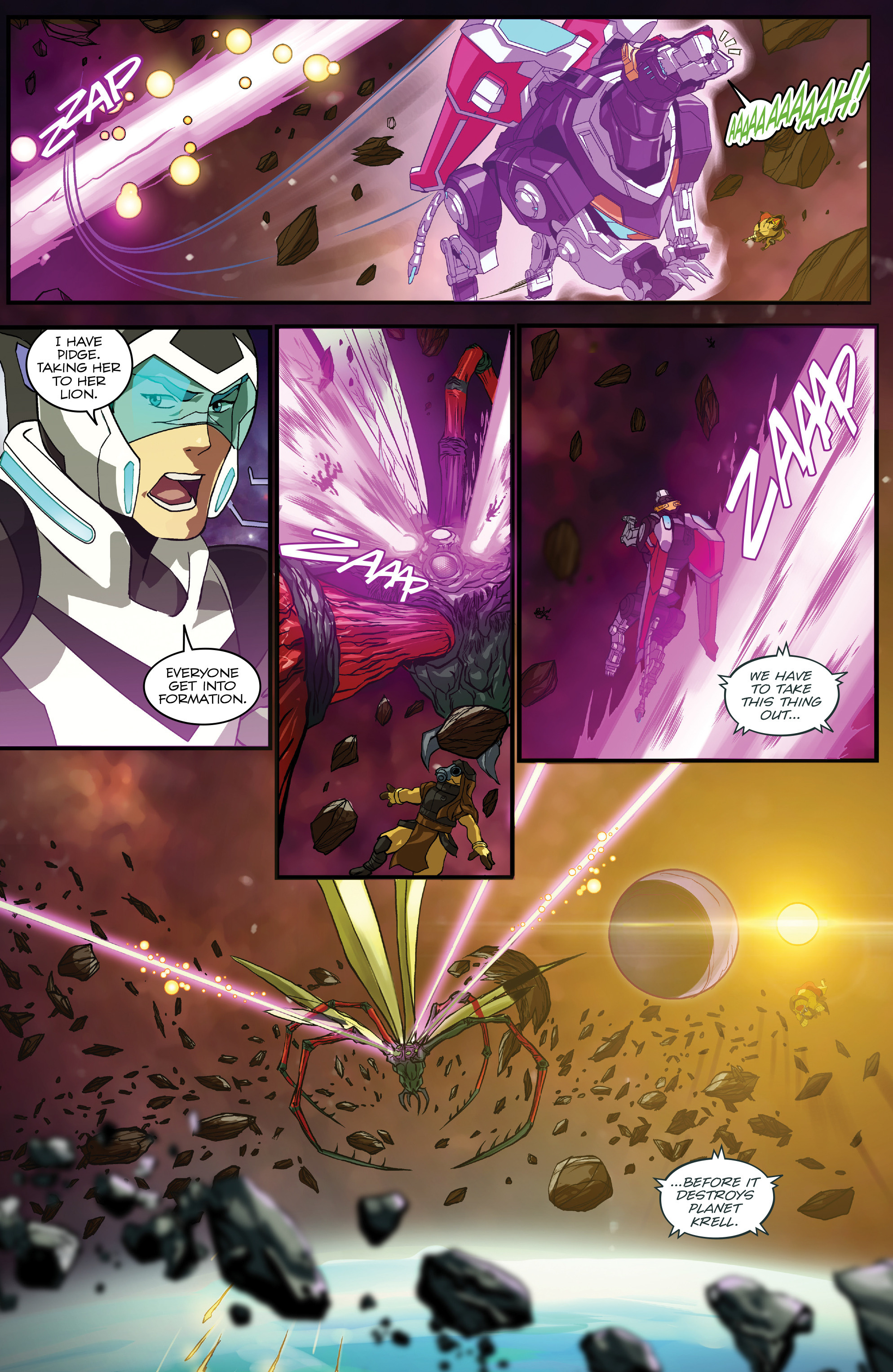 Read online Voltron: Legendary Defender comic -  Issue #5 - 16