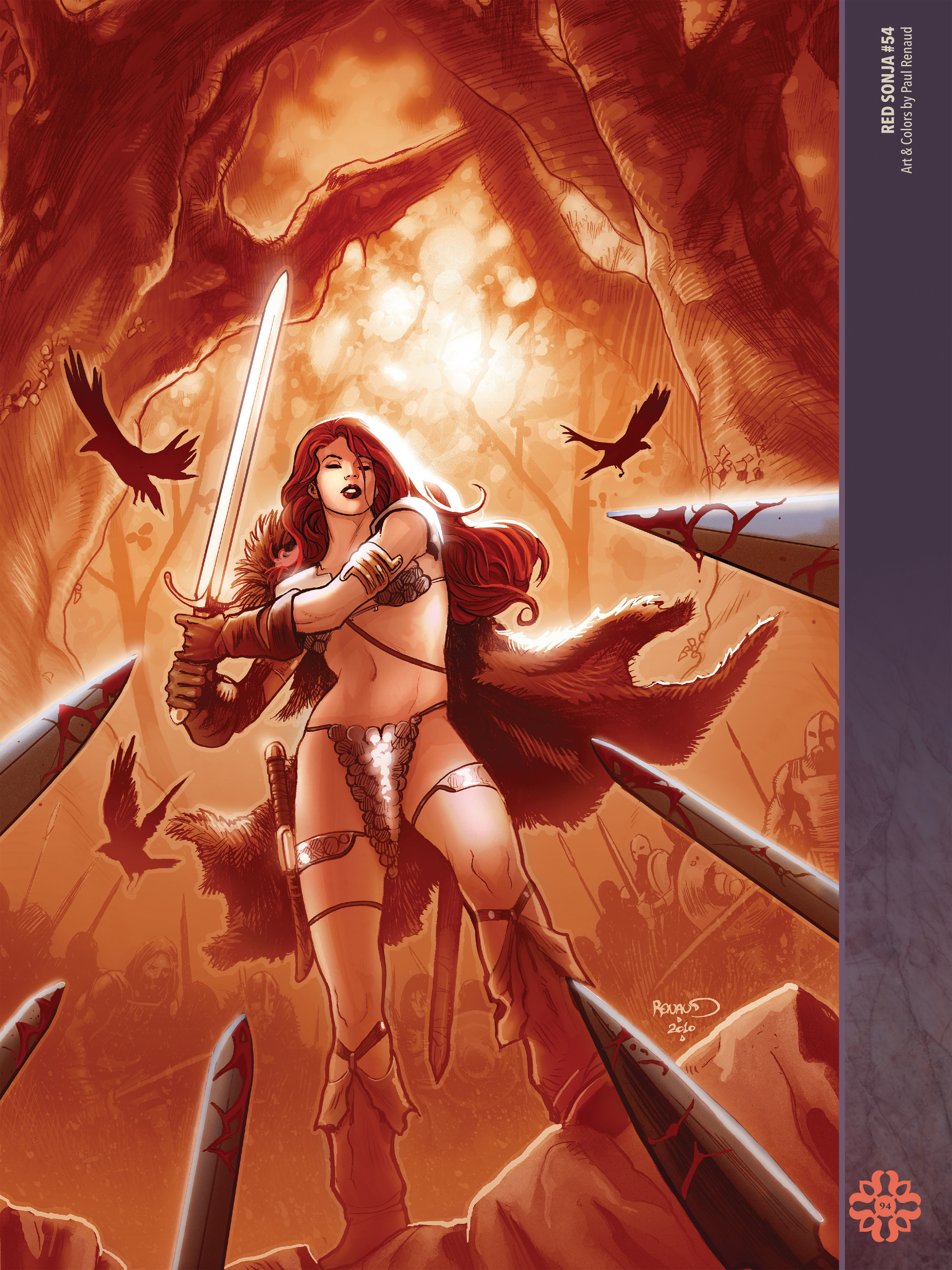 Read online The Art of Red Sonja comic -  Issue # TPB 2 (Part 1) - 94