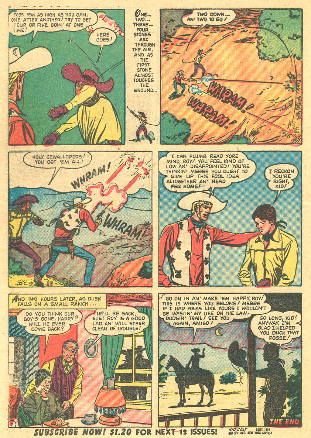 Read online Kid Colt Outlaw comic -  Issue #17 - 32