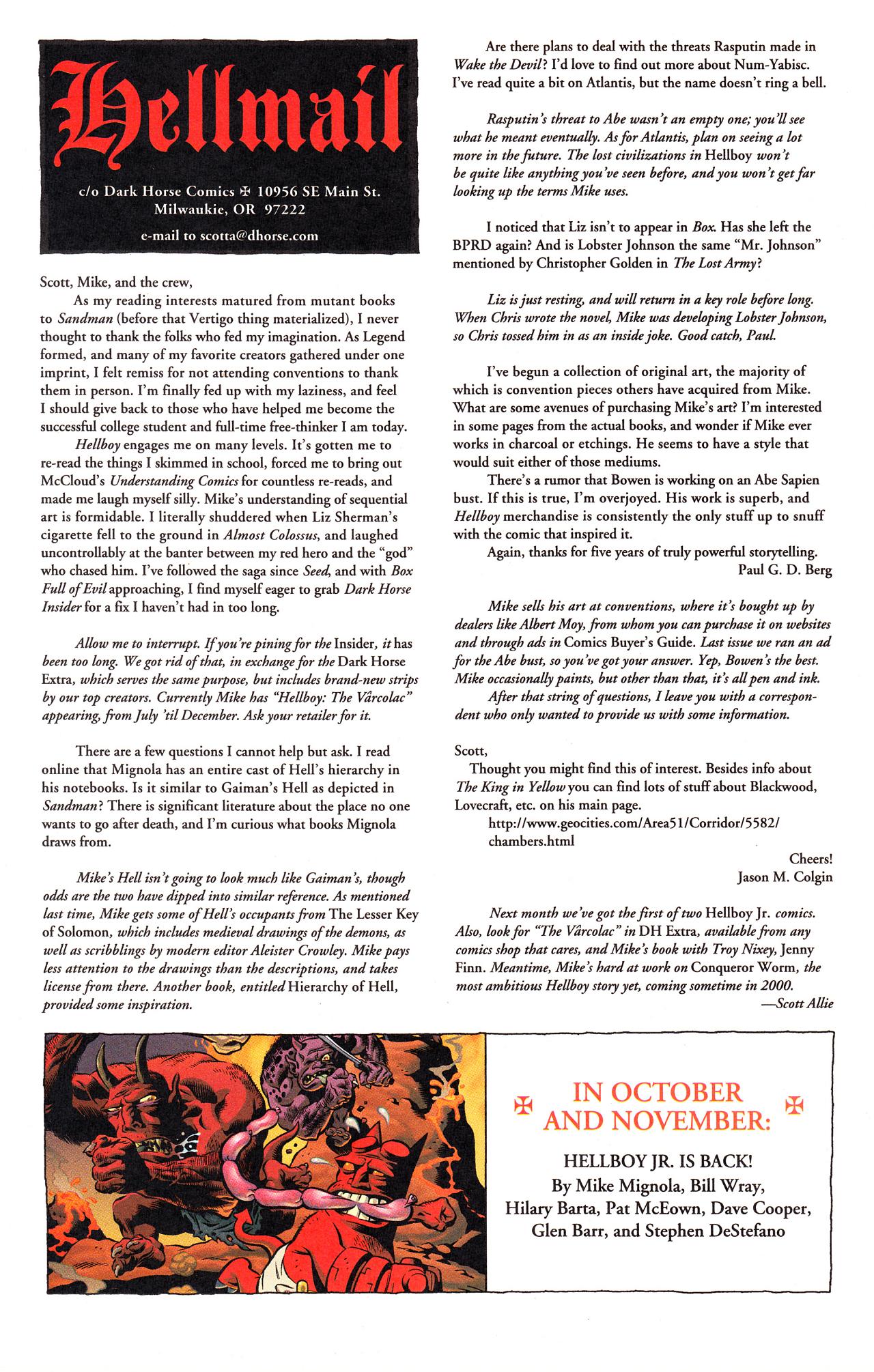 Read online Hellboy: Box Full of Evil comic -  Issue #2 - 26