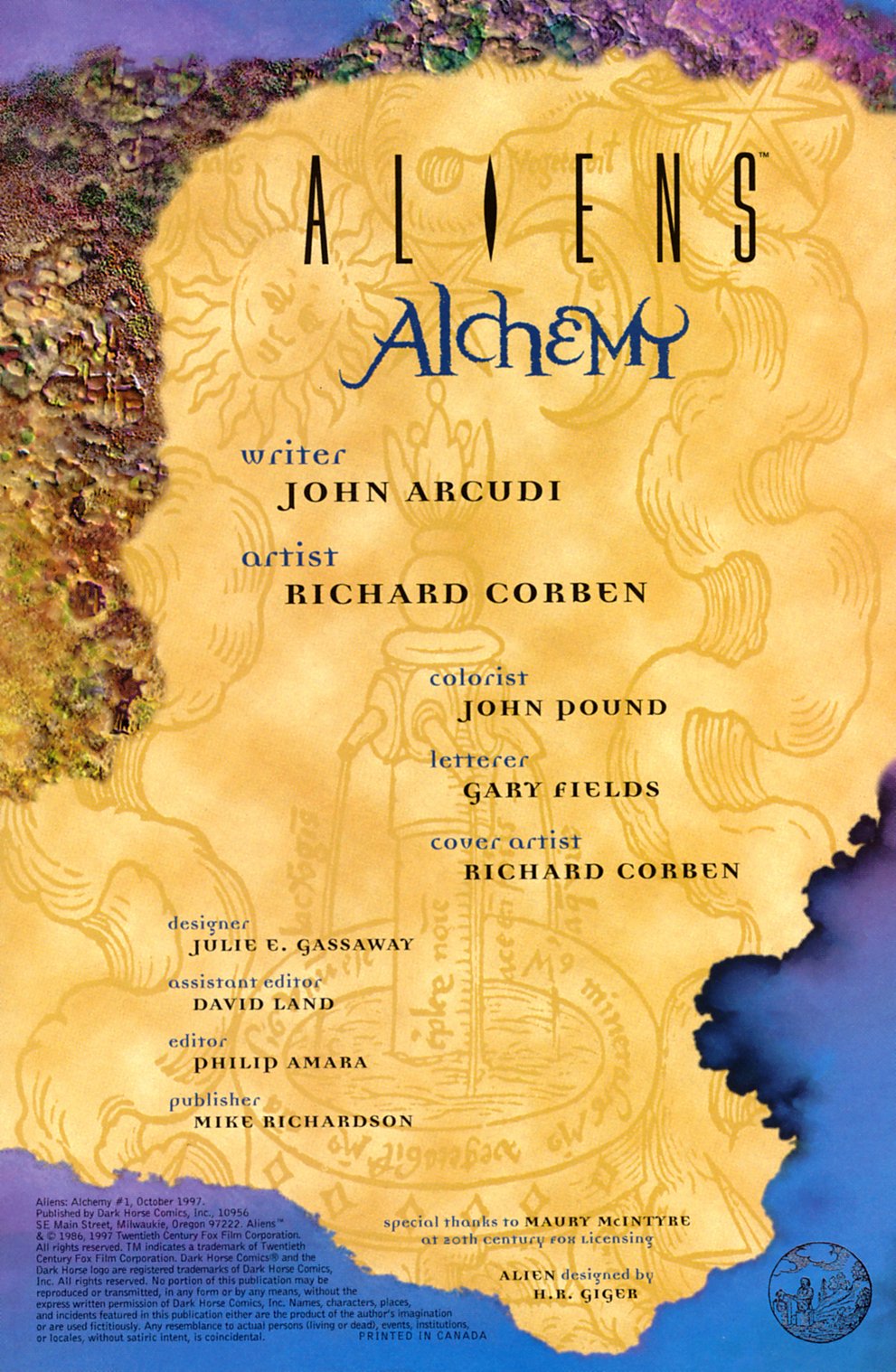 Read online Aliens: Alchemy comic -  Issue #1 - 2