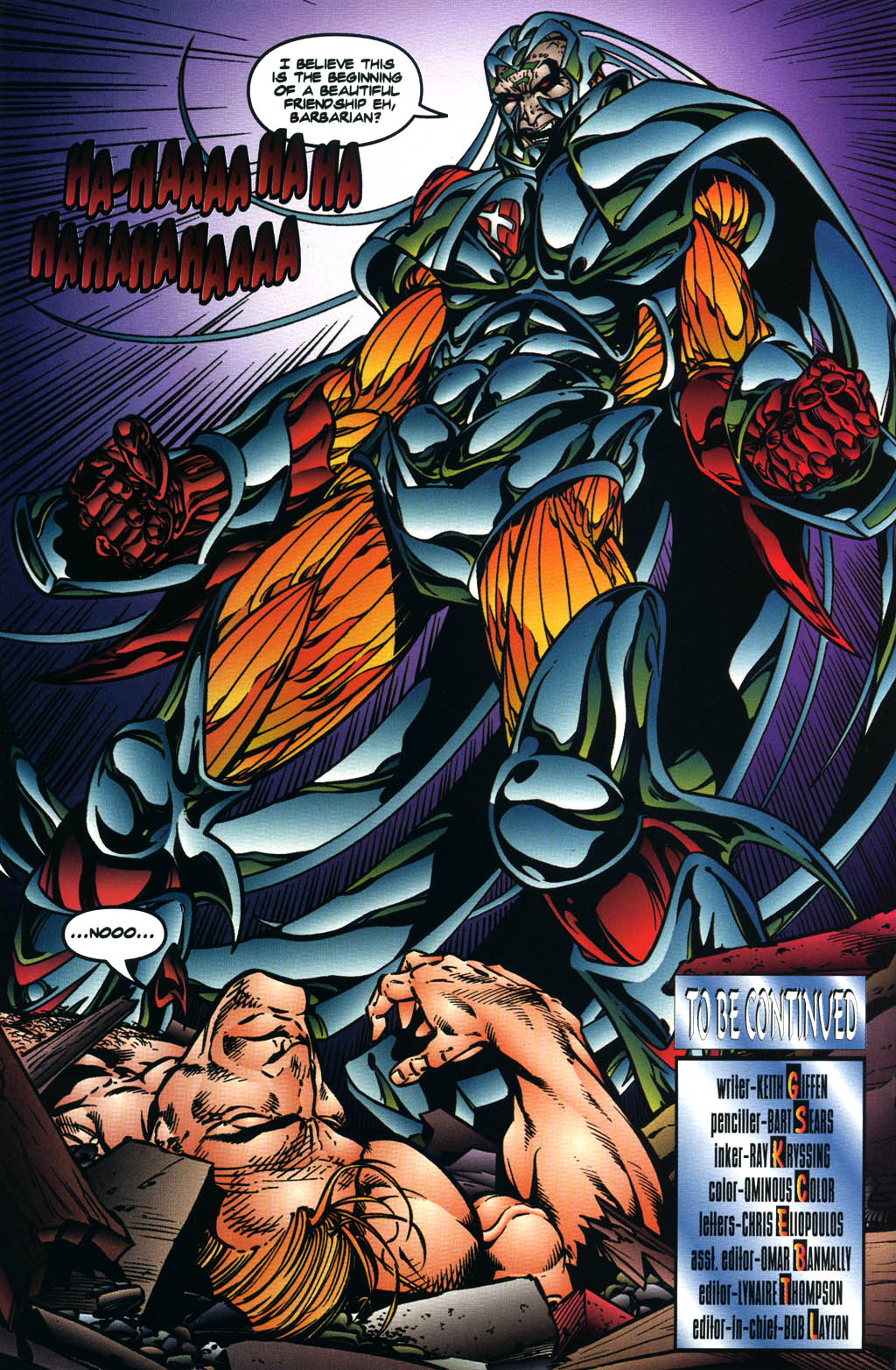 Read online X-O Manowar (1992) comic -  Issue #63 - 22
