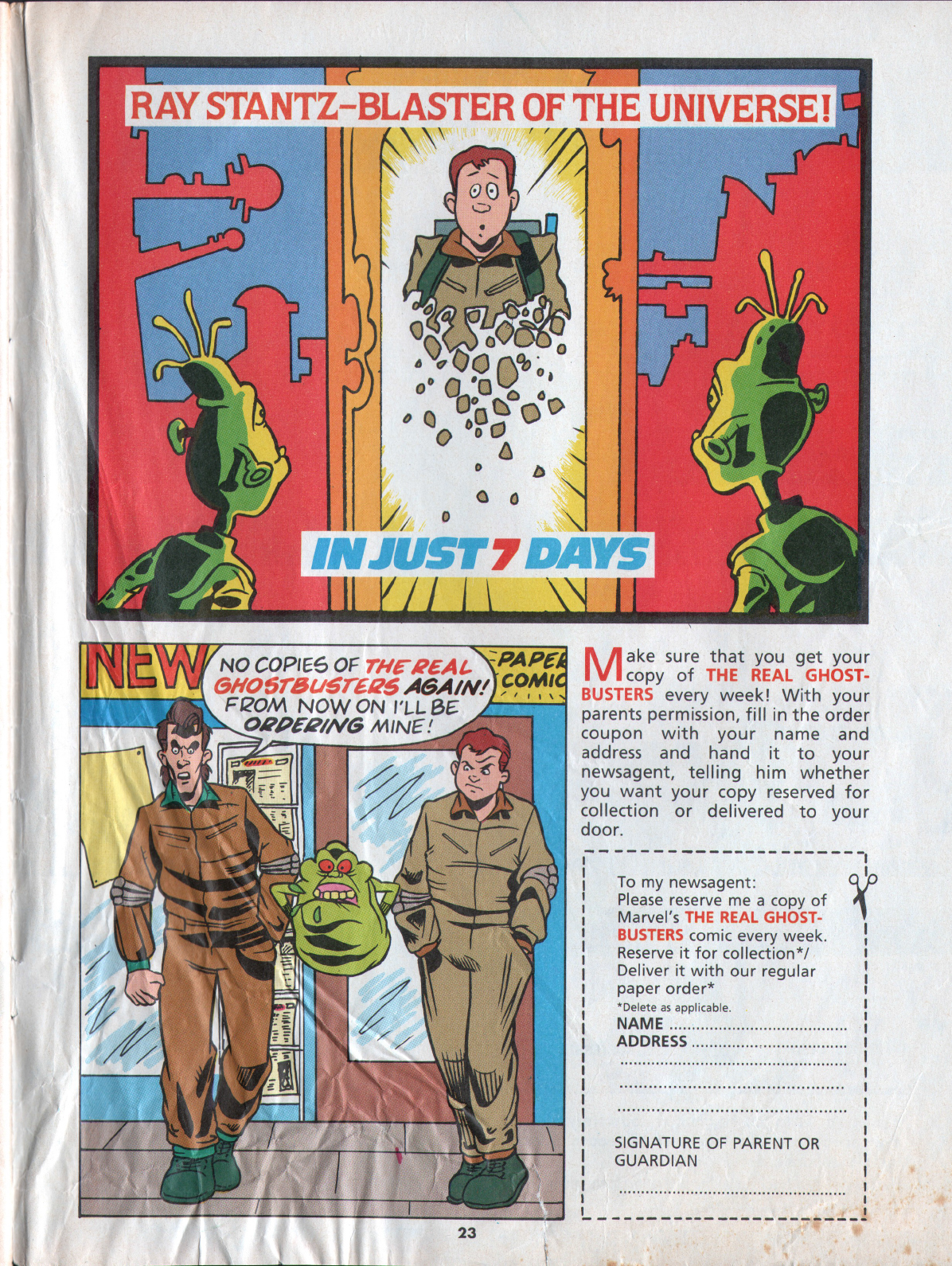 Read online The Real Ghostbusters comic -  Issue #85 - 23