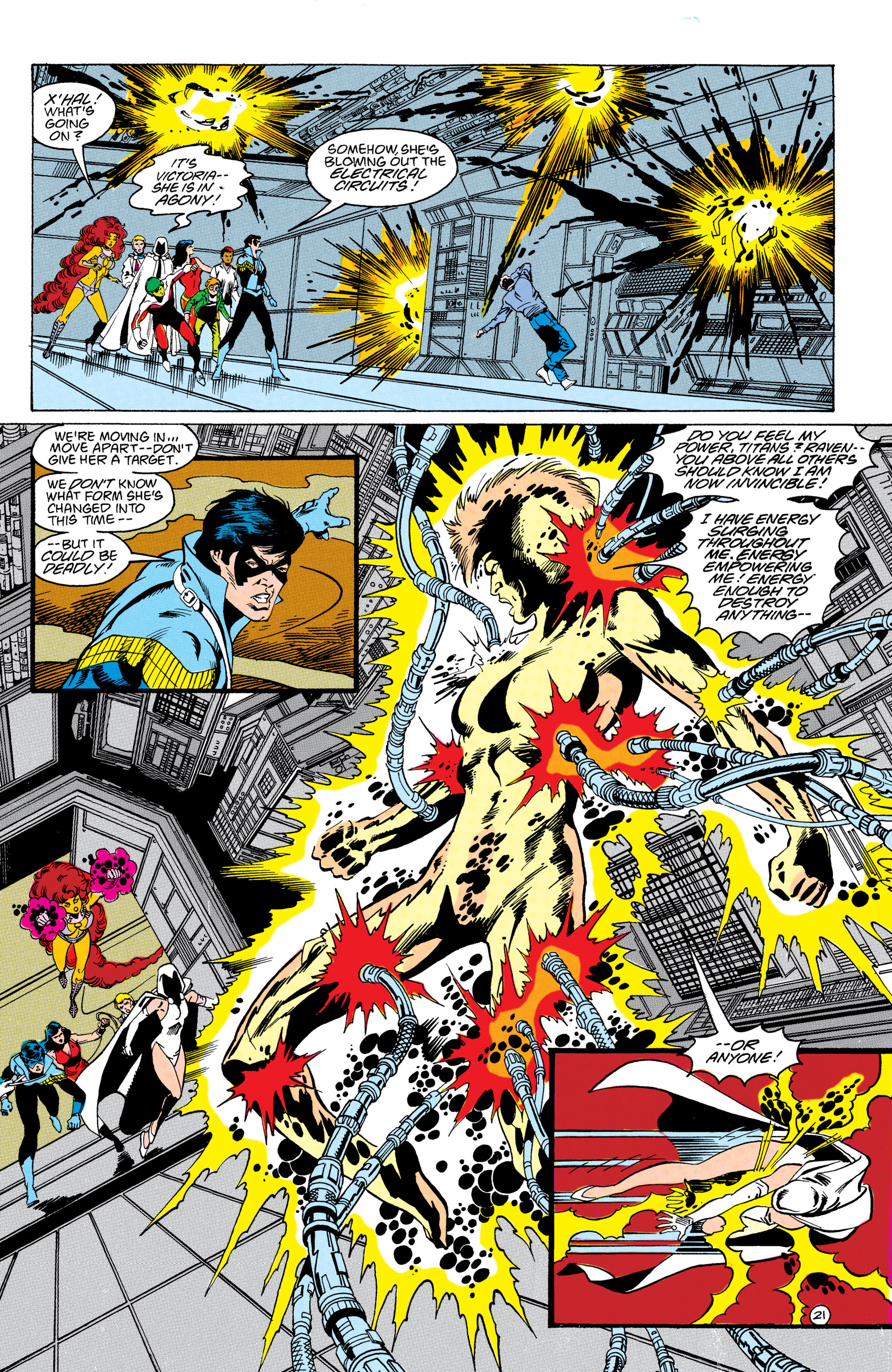 Read online The New Teen Titans (1984) comic -  Issue #46 - 21