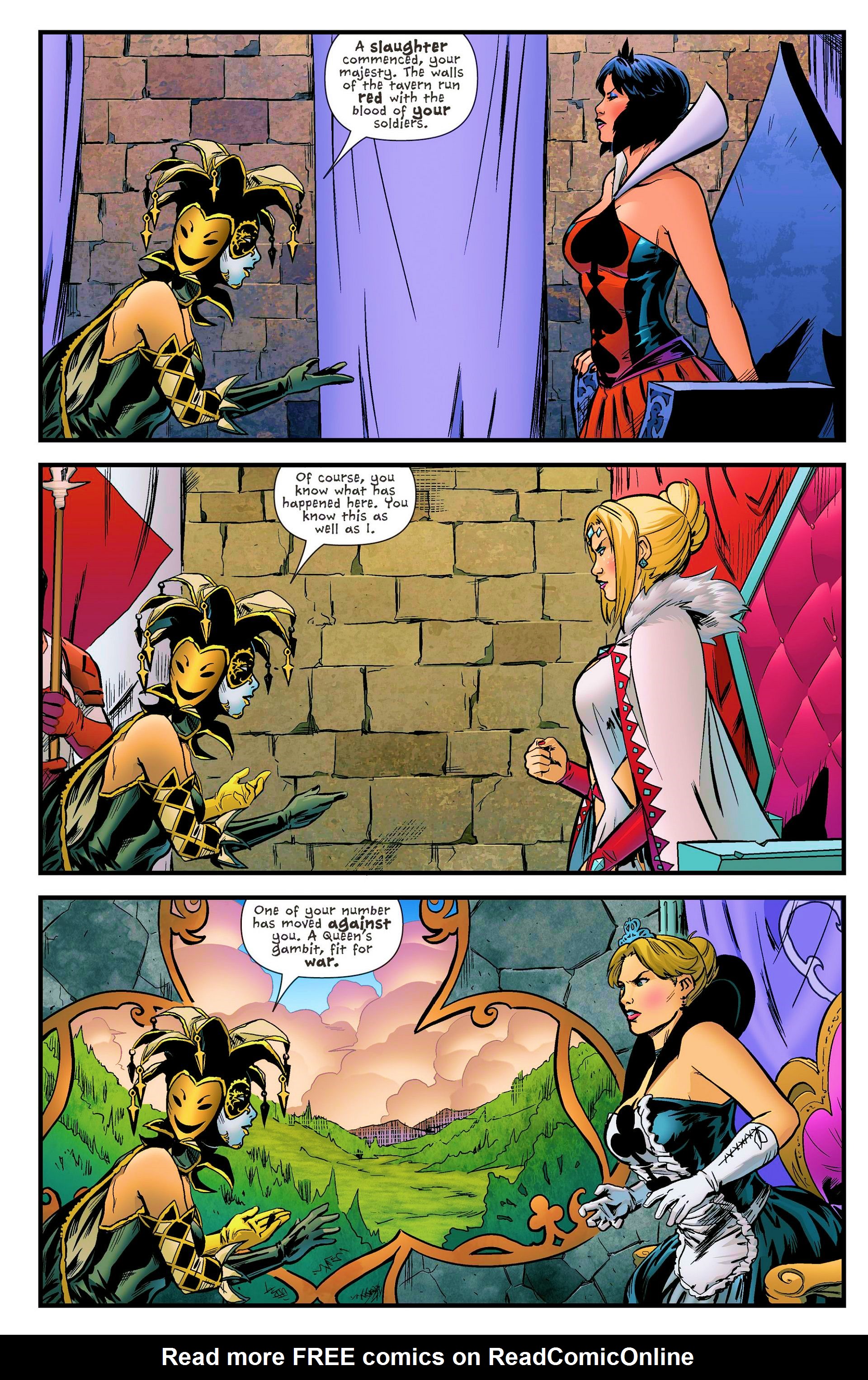 Read online Grimm Fairy Tales presents Wonderland: Clash of Queens comic -  Issue #3 - 10