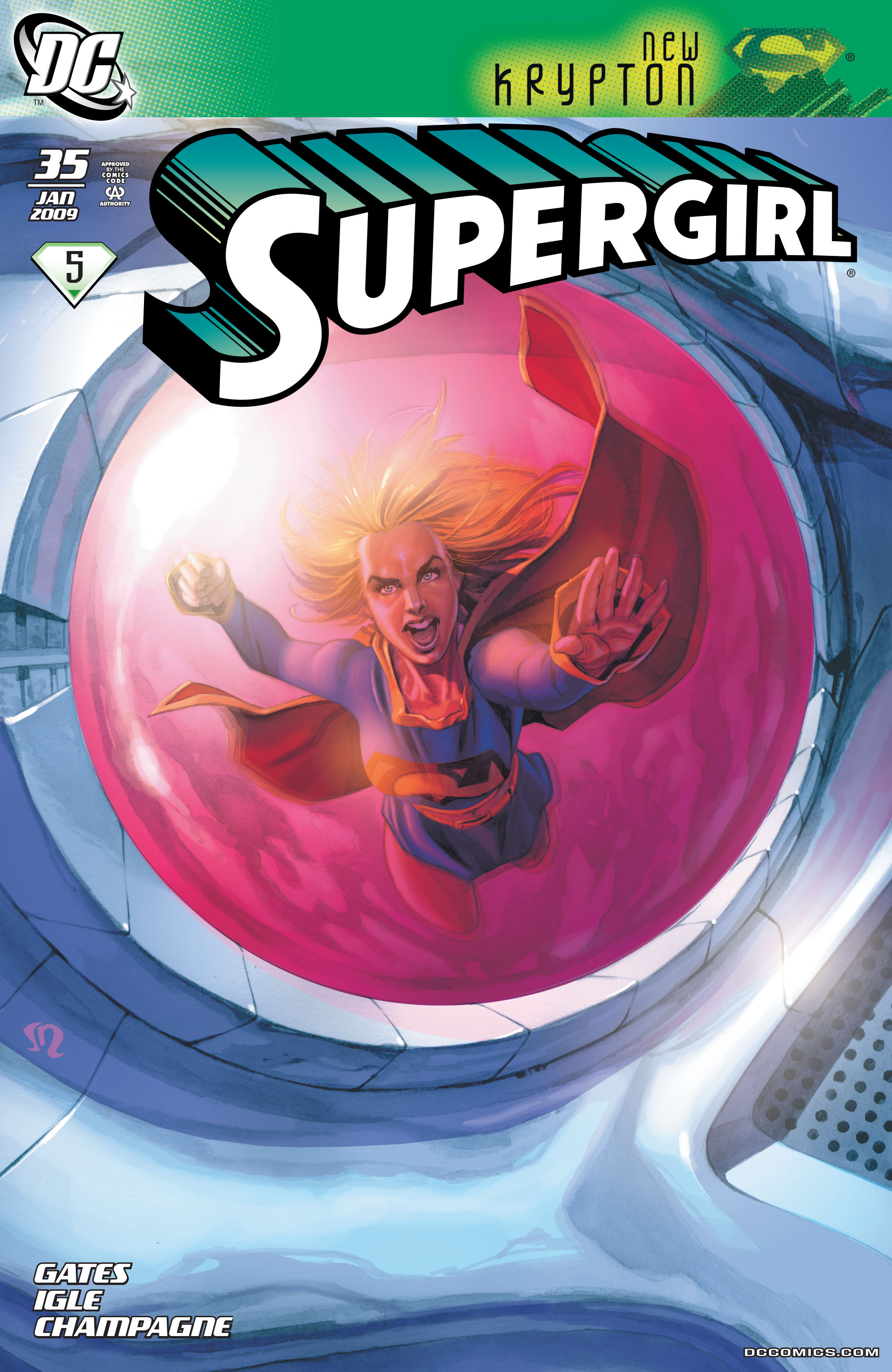 Read online Supergirl (2005) comic -  Issue #35 - 2