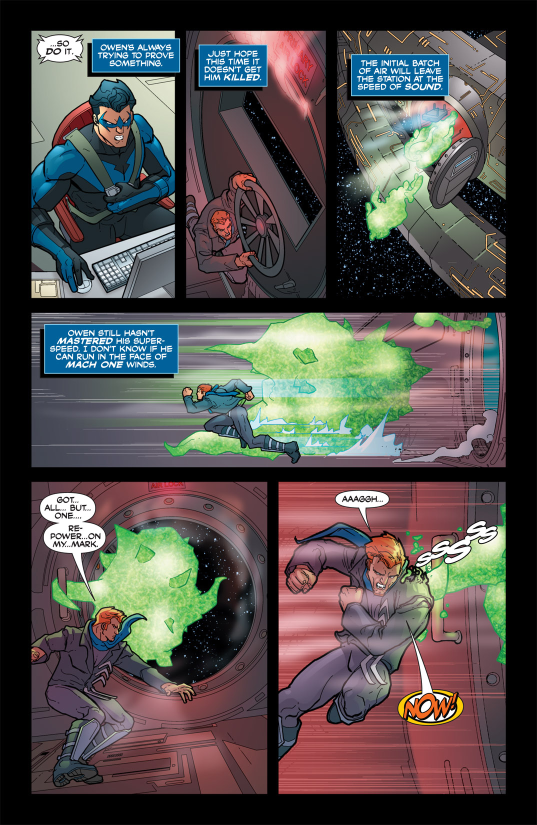 Read online Outsiders: Five of a Kind comic -  Issue # Issue Nightwing-Boomerang - 13