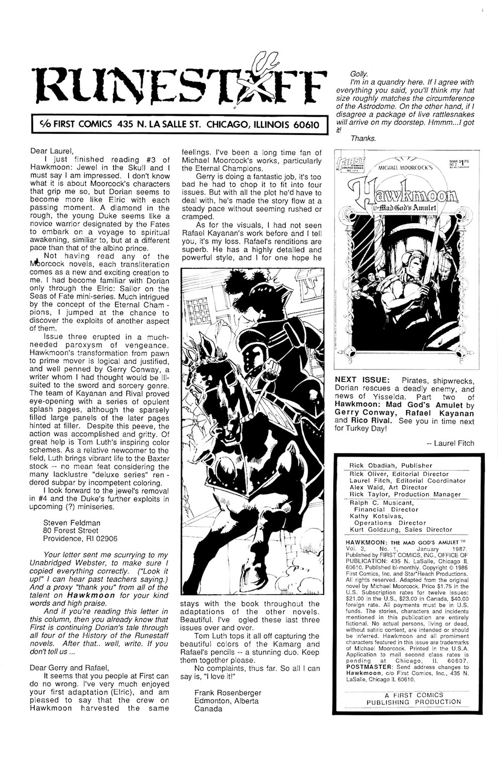 Read online Hawkmoon: The Mad God's Amulet comic -  Issue #1 - 2