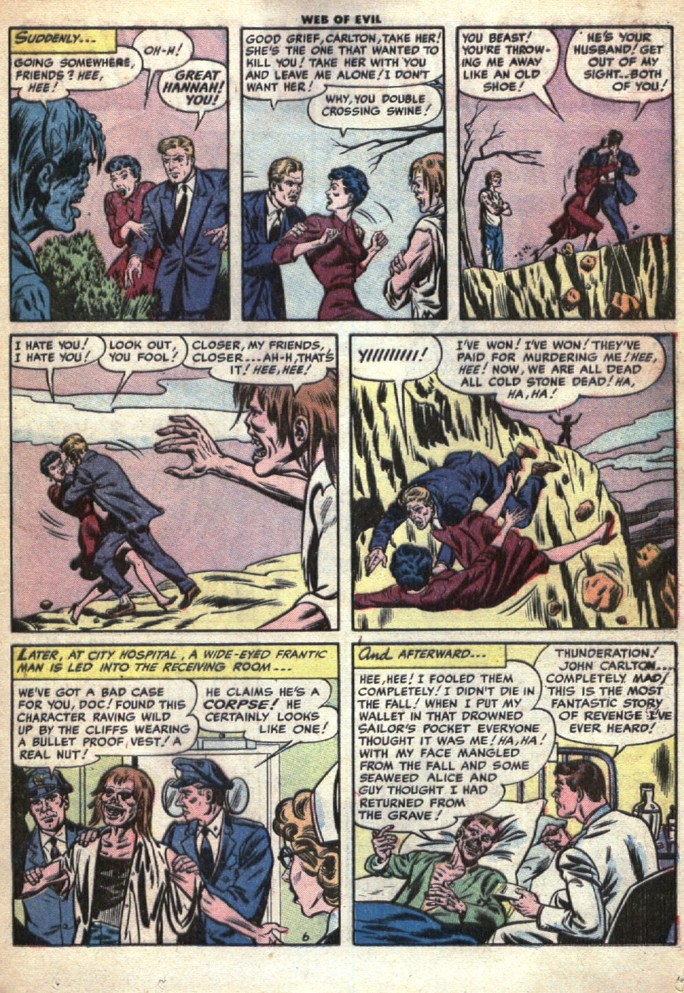 Read online Web of Evil comic -  Issue #12 - 17