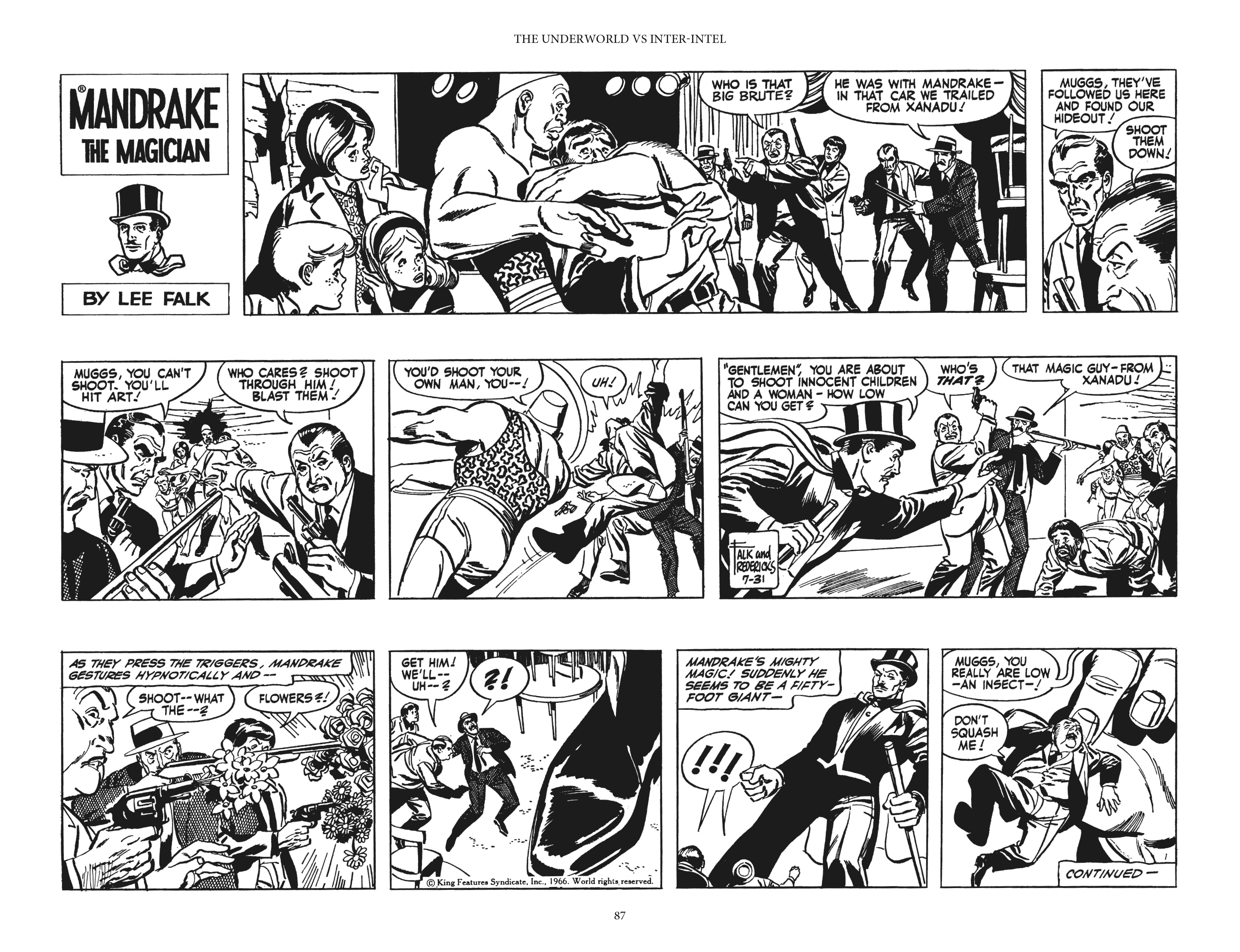 Read online Mandrake the Magician: The Fred Fredricks Sundays comic -  Issue # TPB (Part 1) - 88