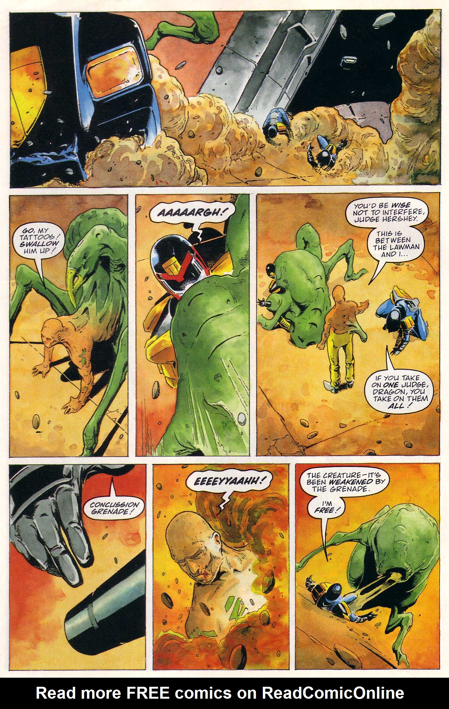 Read online Judge Dredd Lawman of the Future comic -  Issue #16 - 26