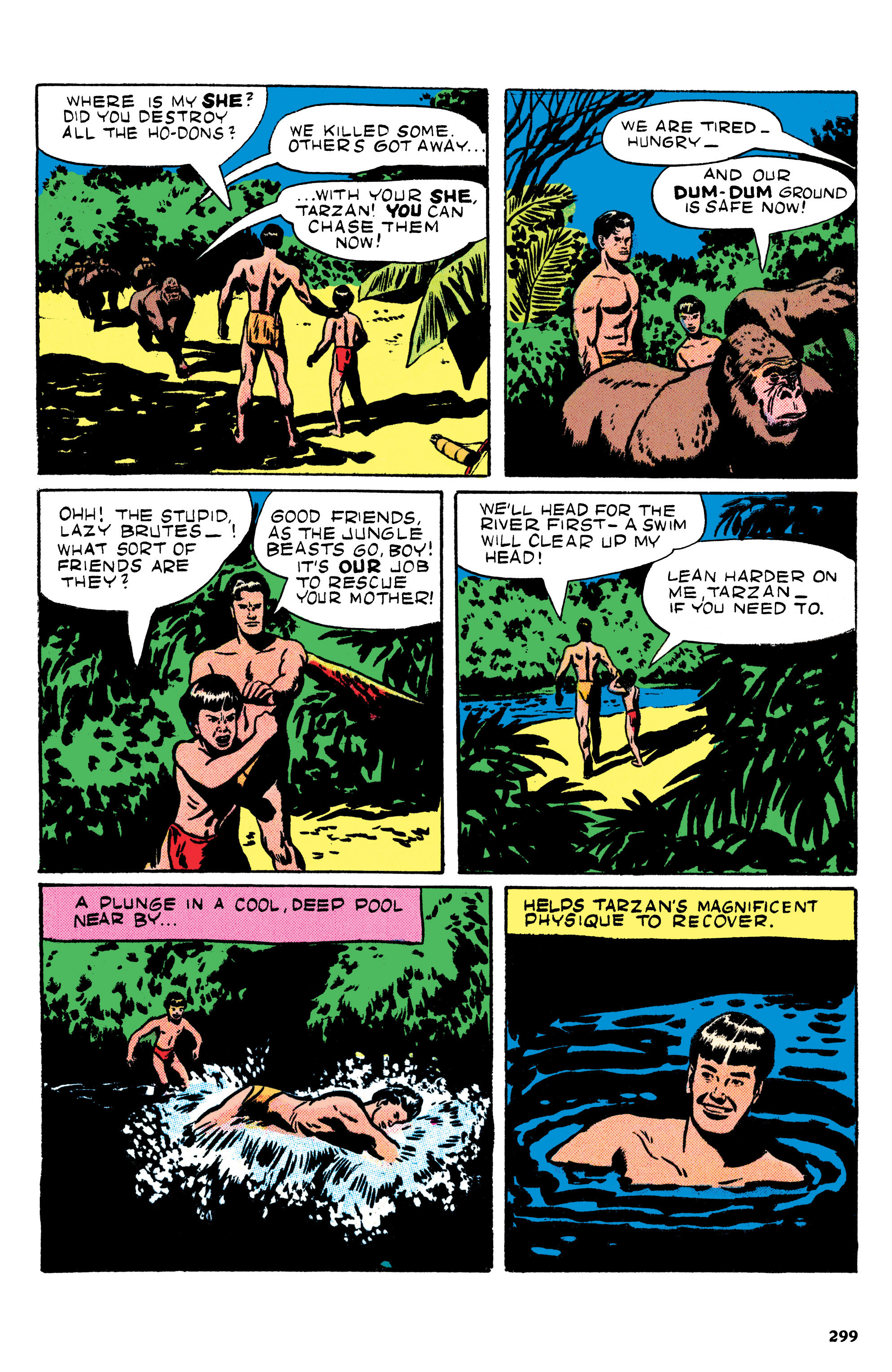 Read online Edgar Rice Burroughs Tarzan: The Jesse Marsh Years Omnibus comic -  Issue # TPB (Part 4) - 1