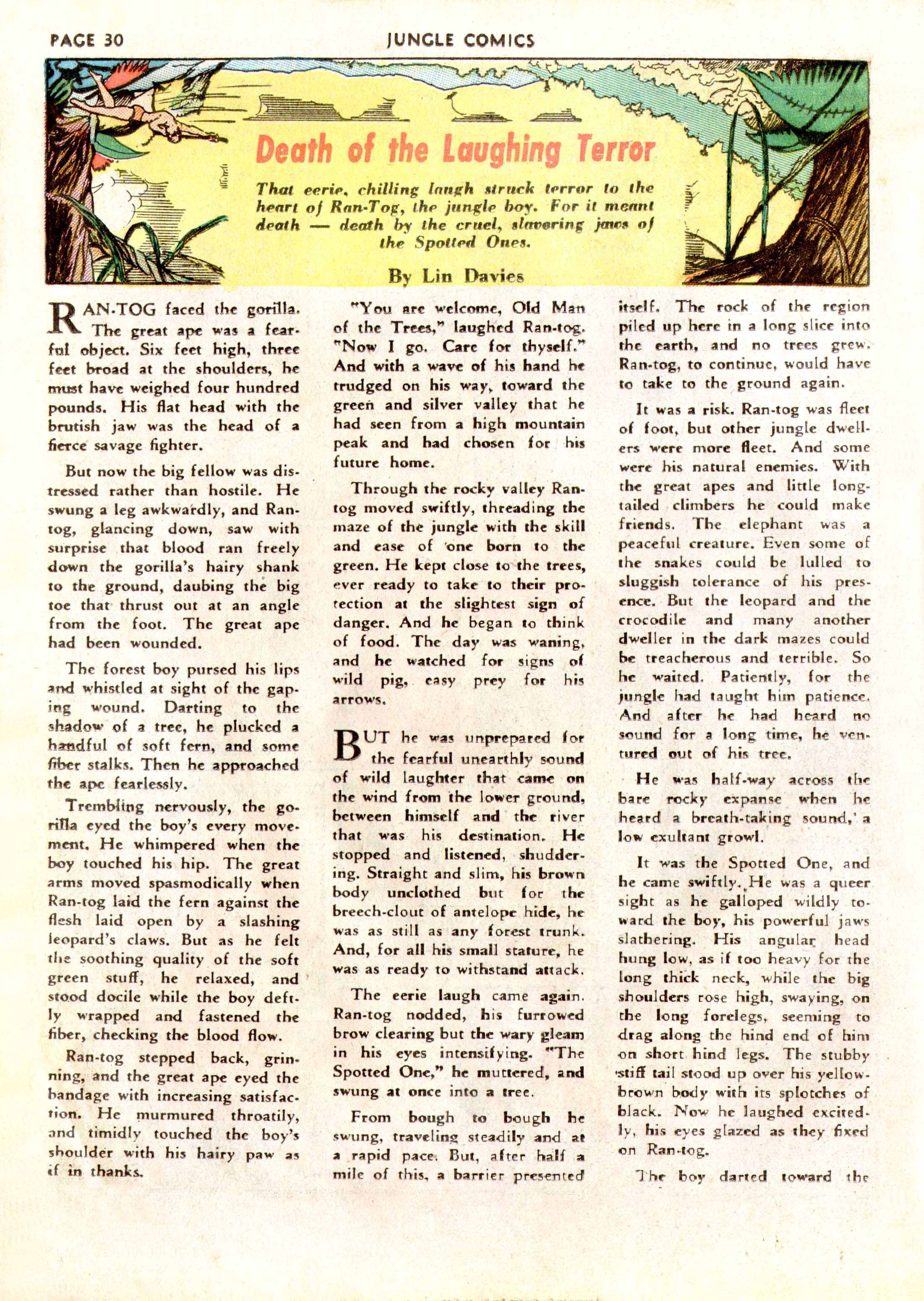 Read online Jungle Comics comic -  Issue #5 - 34