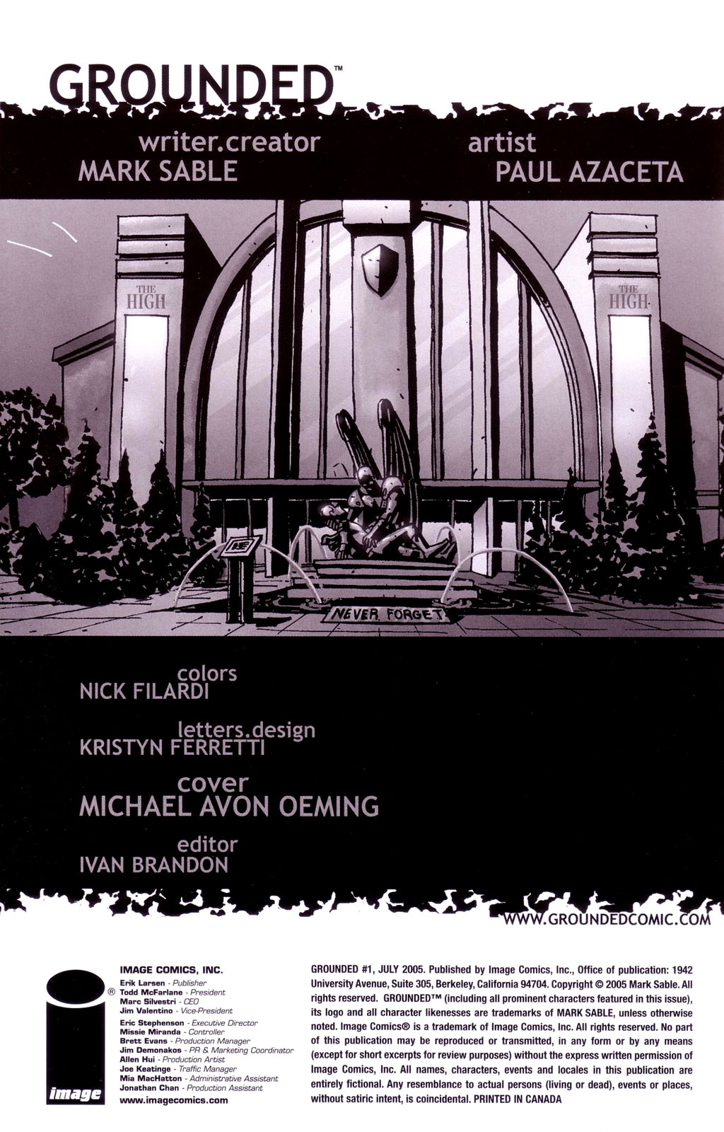 Read online Grounded comic -  Issue #1 - 2