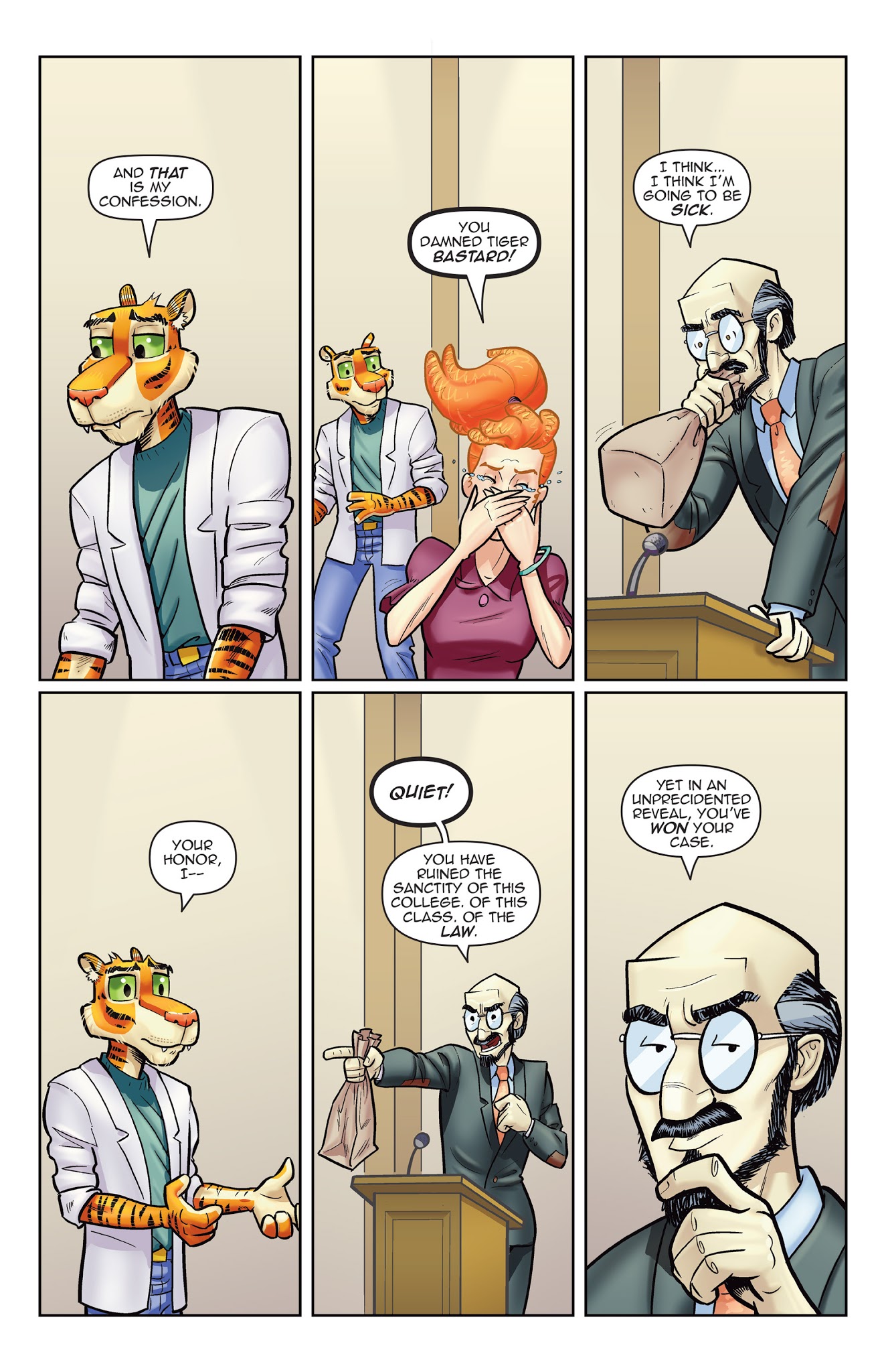 Read online Tiger Lawyer comic -  Issue #3 - 14