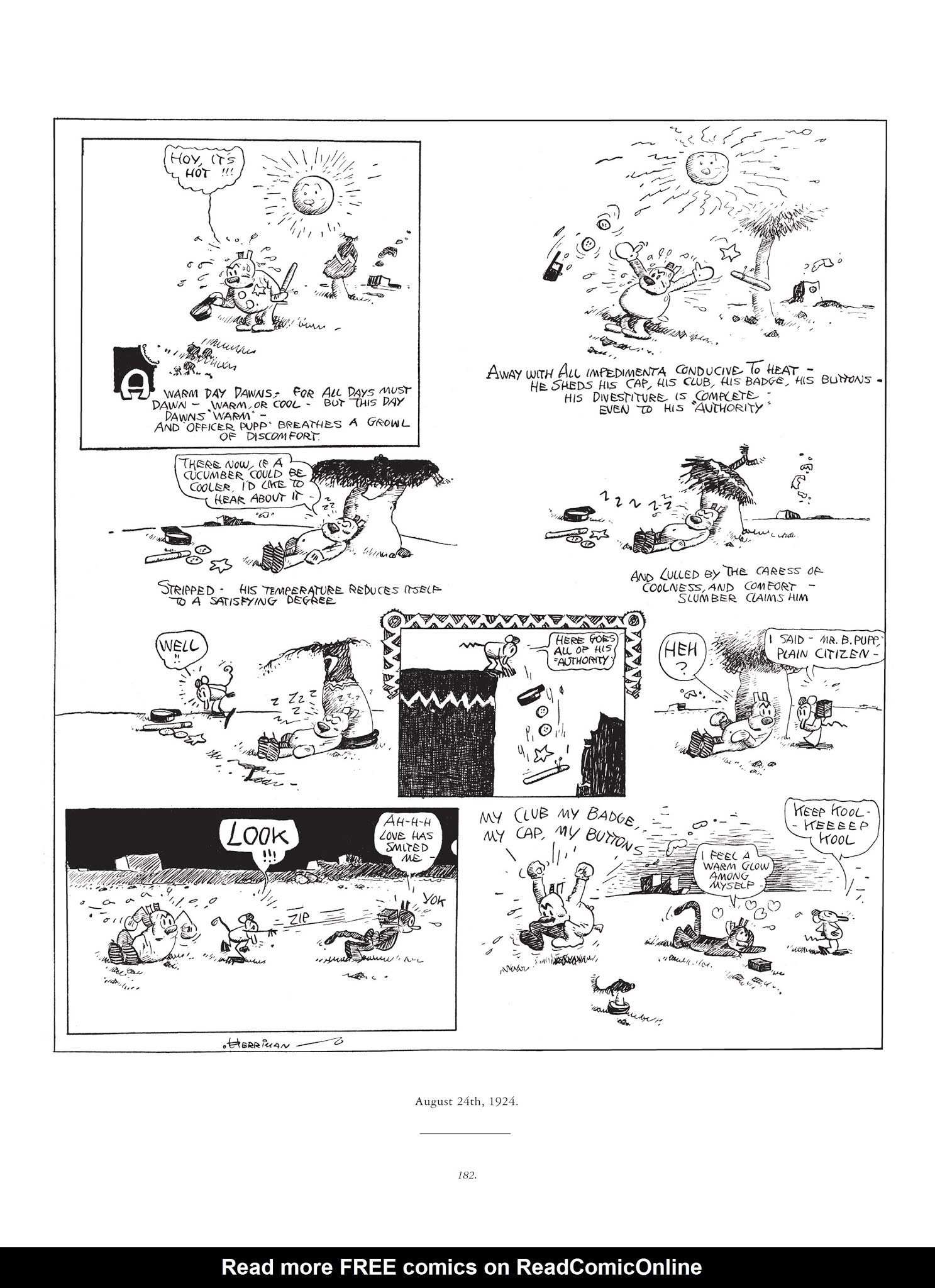 Read online Krazy & Ignatz comic -  Issue # TPB 3 - 182