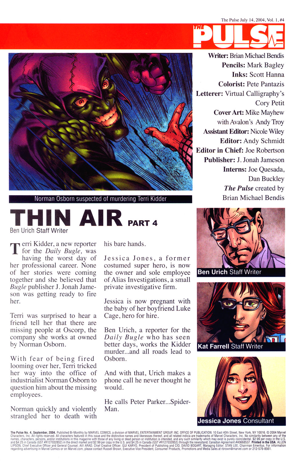 Read online The Pulse comic -  Issue #4 - 2