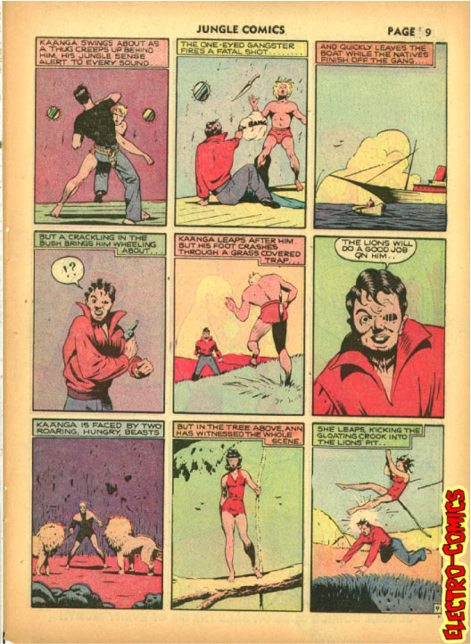 Read online Jungle Comics comic -  Issue #12 - 12