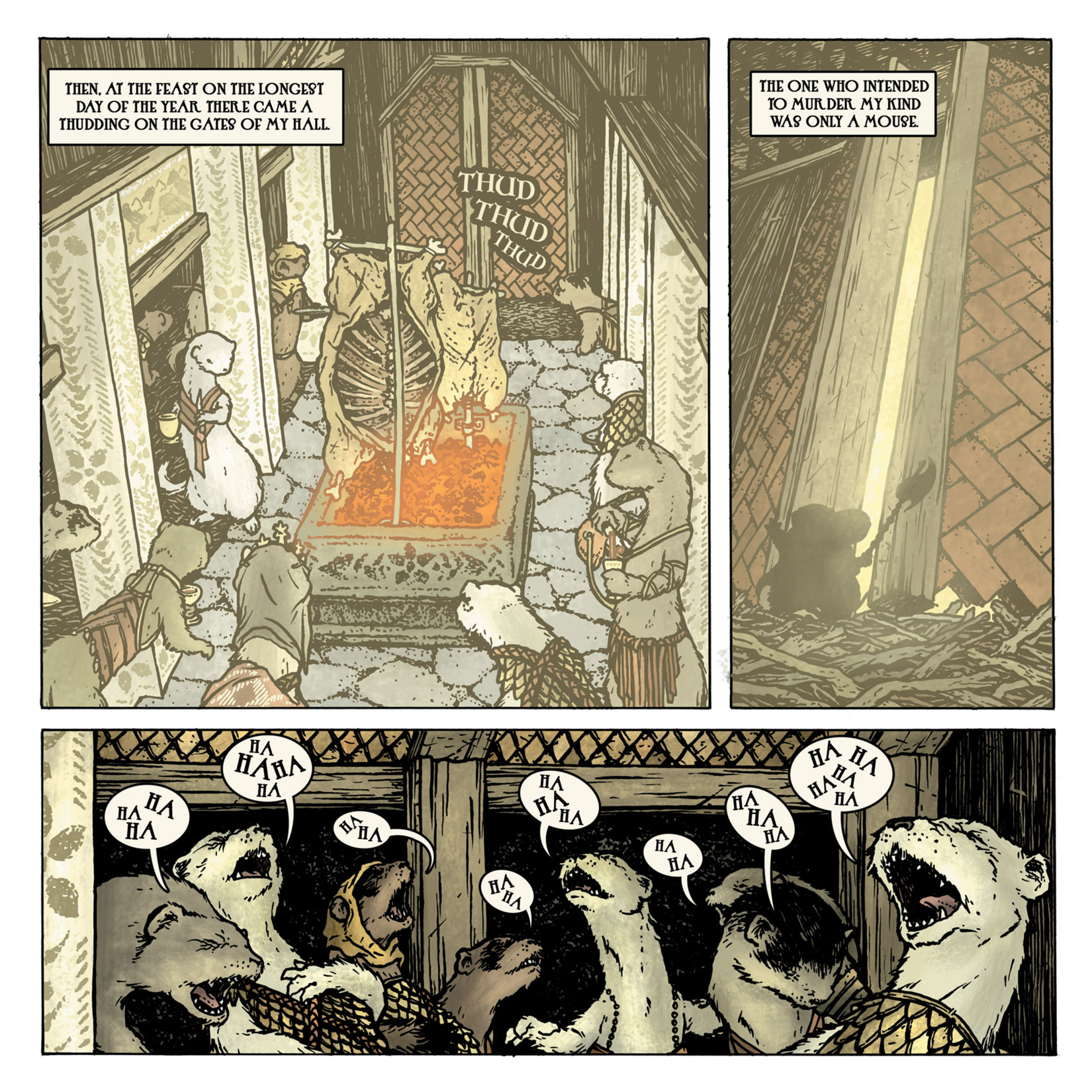 Read online Mouse Guard: The Black Axe comic -  Issue #3 - 14