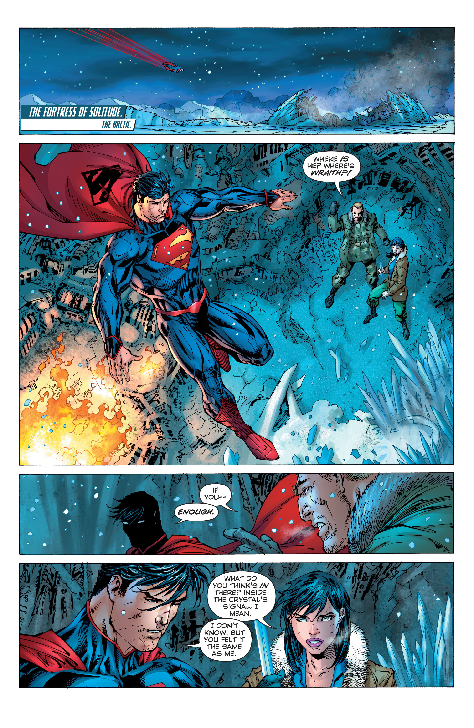 Read online Superman Unchained (2013) comic -  Issue #8 - 21