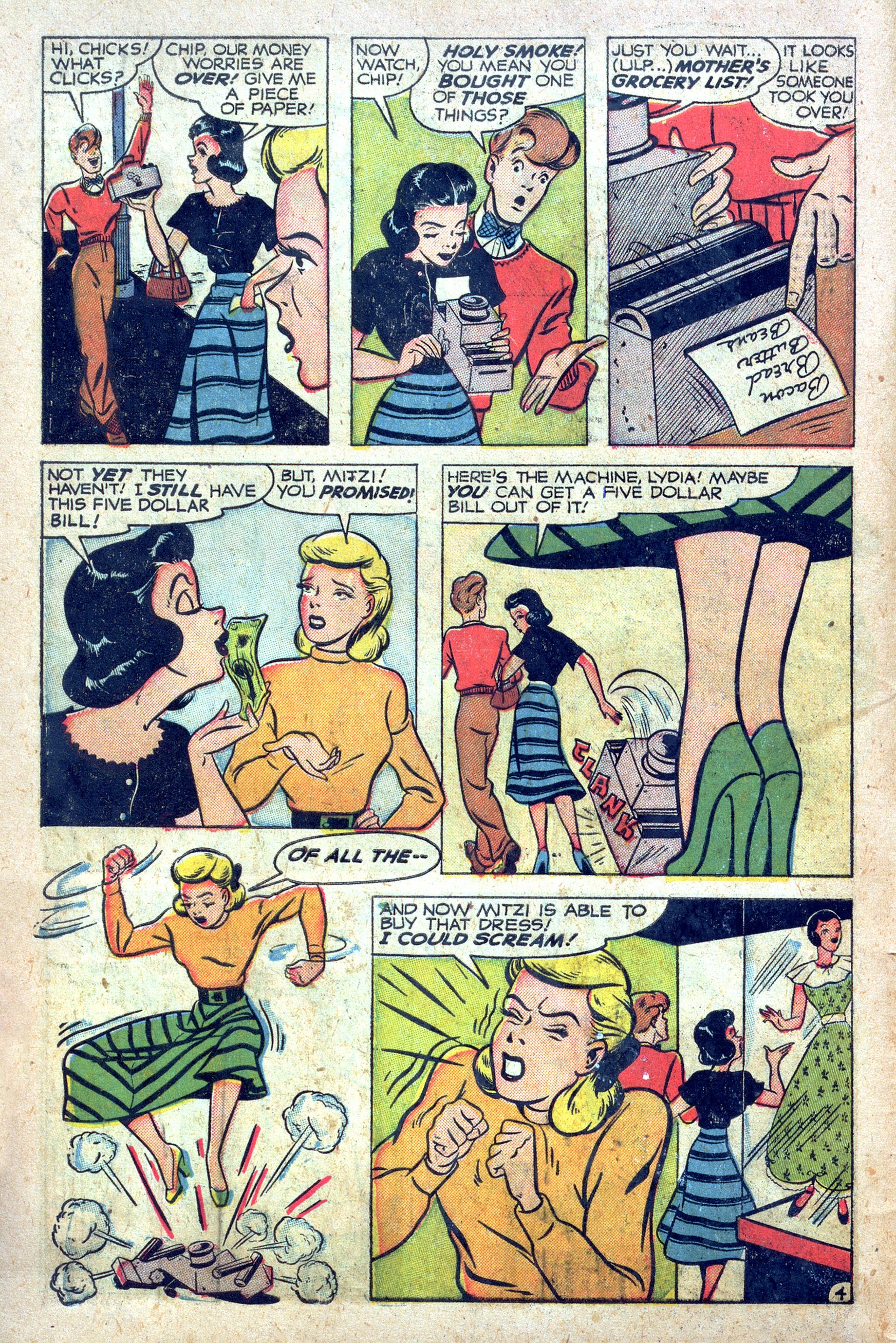 Read online Mitzi's Boy Friend comic -  Issue #6 - 6