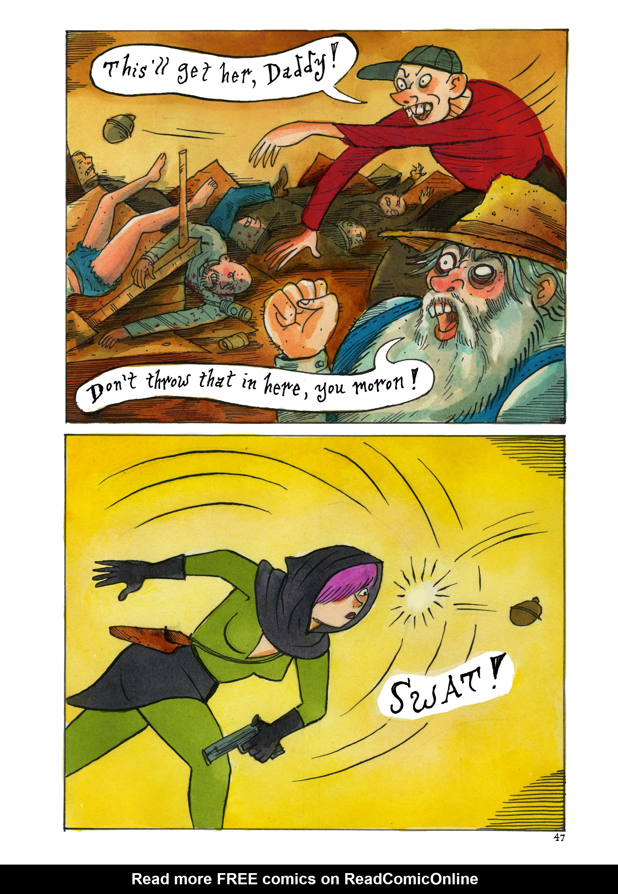 Read online Violenzia and Other Deadly Amusements comic -  Issue # TPB - 48