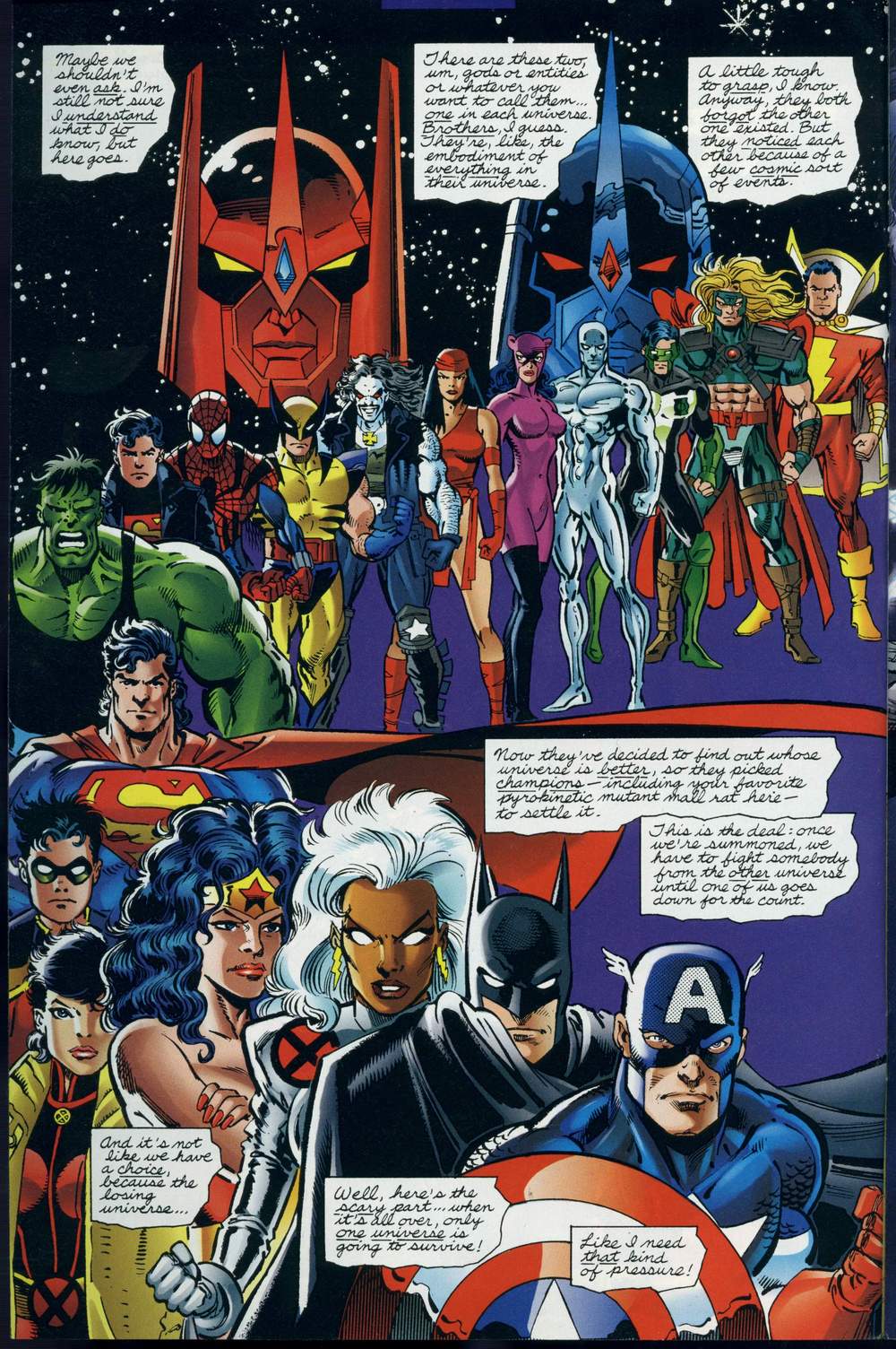 Read online DC vs. Marvel comic -  Issue #3 - 5