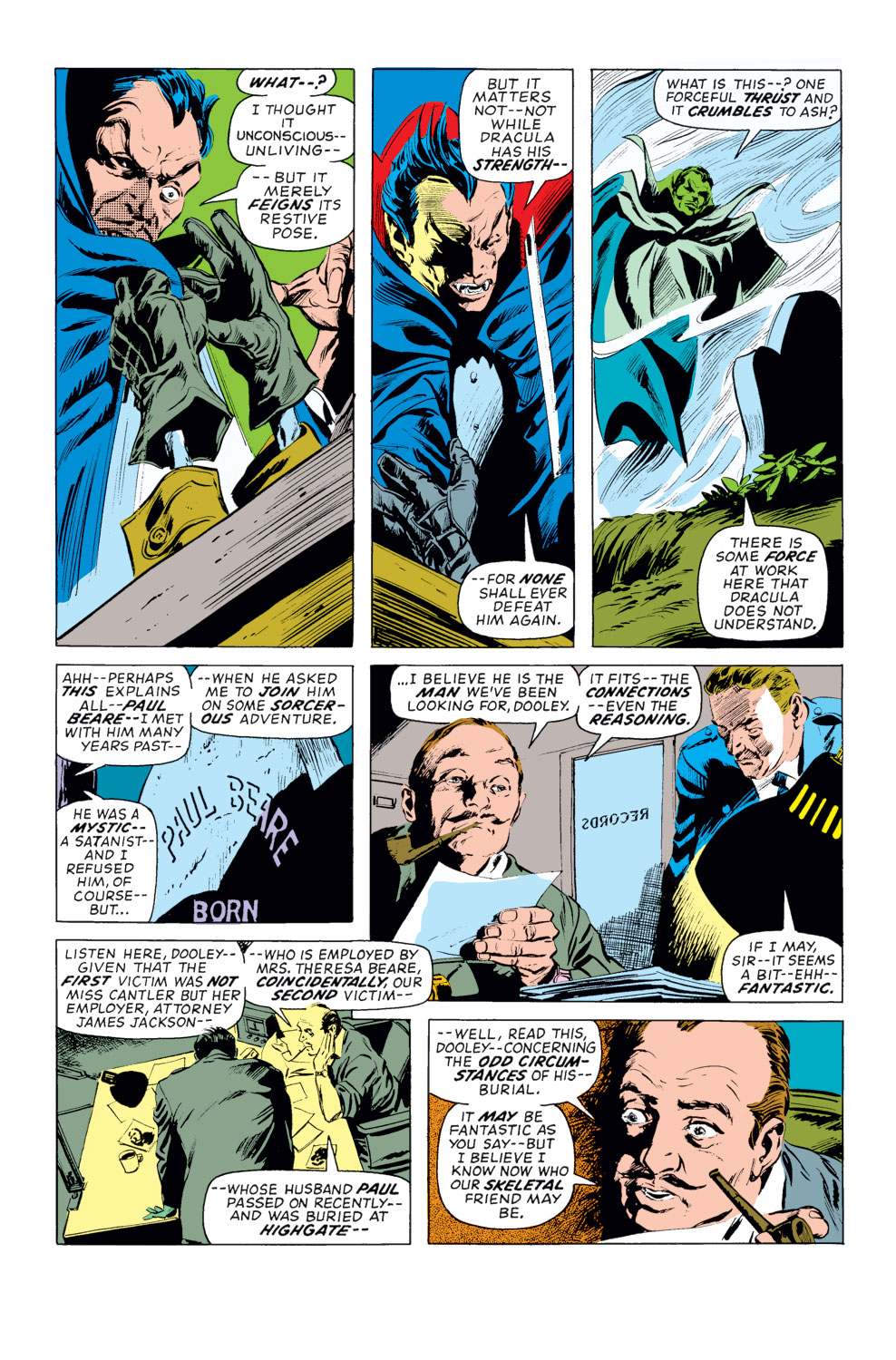 Read online Tomb of Dracula (1972) comic -  Issue #16 - 14