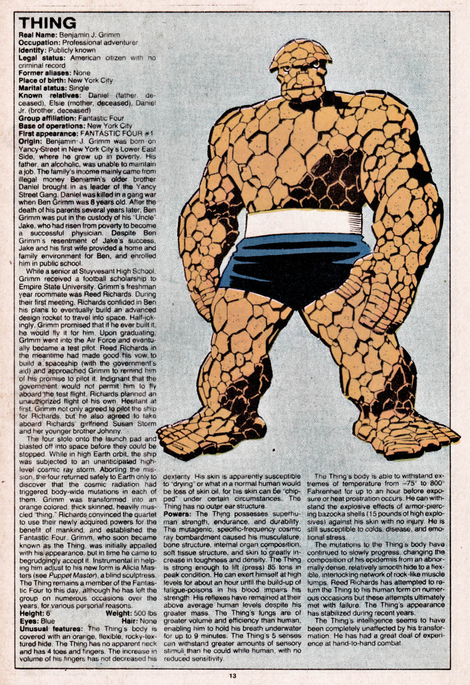 Read online The Official Handbook of the Marvel Universe comic -  Issue #11 - 14