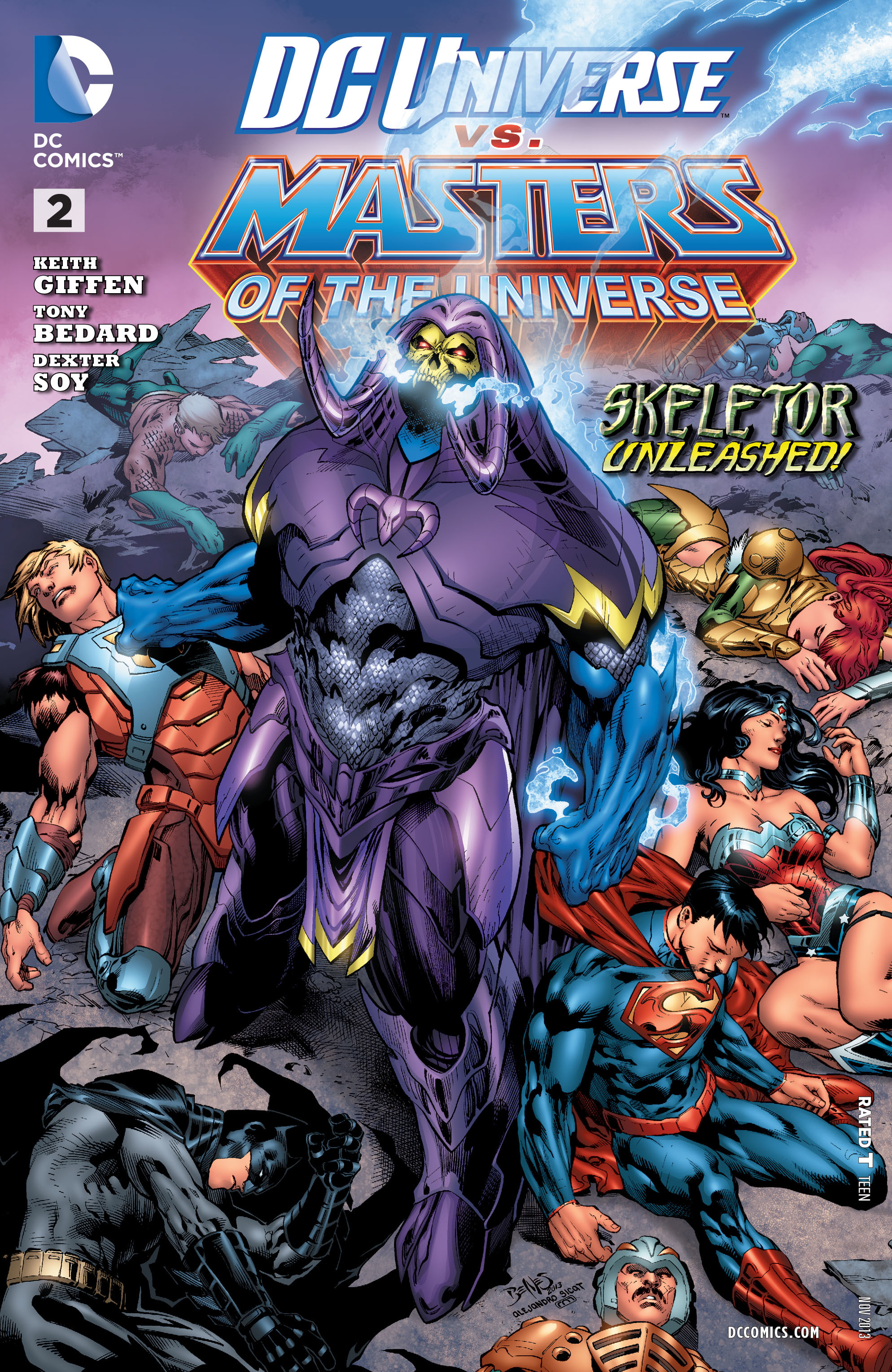 Read online DC Universe vs. The Masters of the Universe comic -  Issue #2 - 1