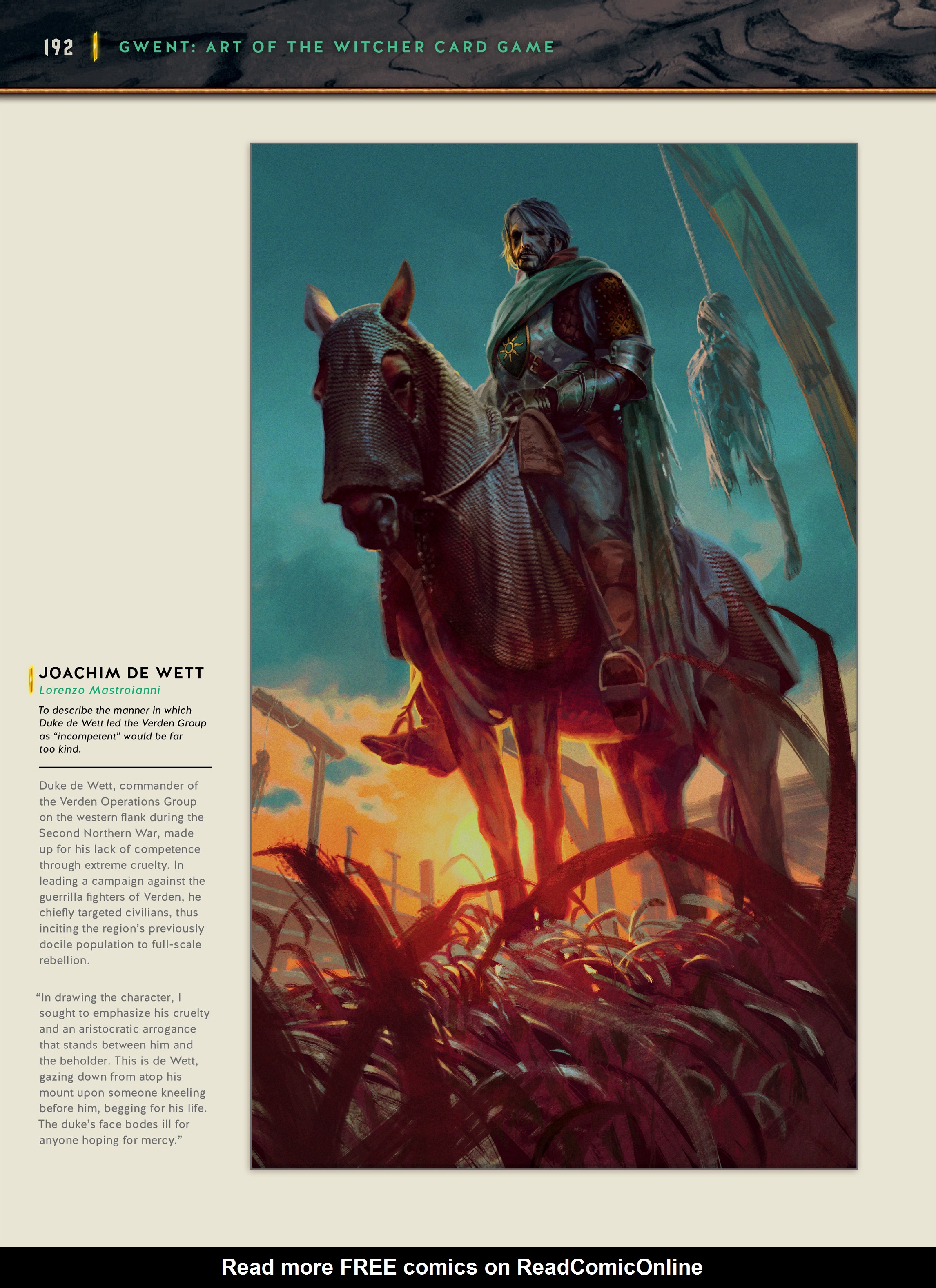 Read online Gwent: Art of the Witcher Card Game comic -  Issue # TPB (Part 2) - 77