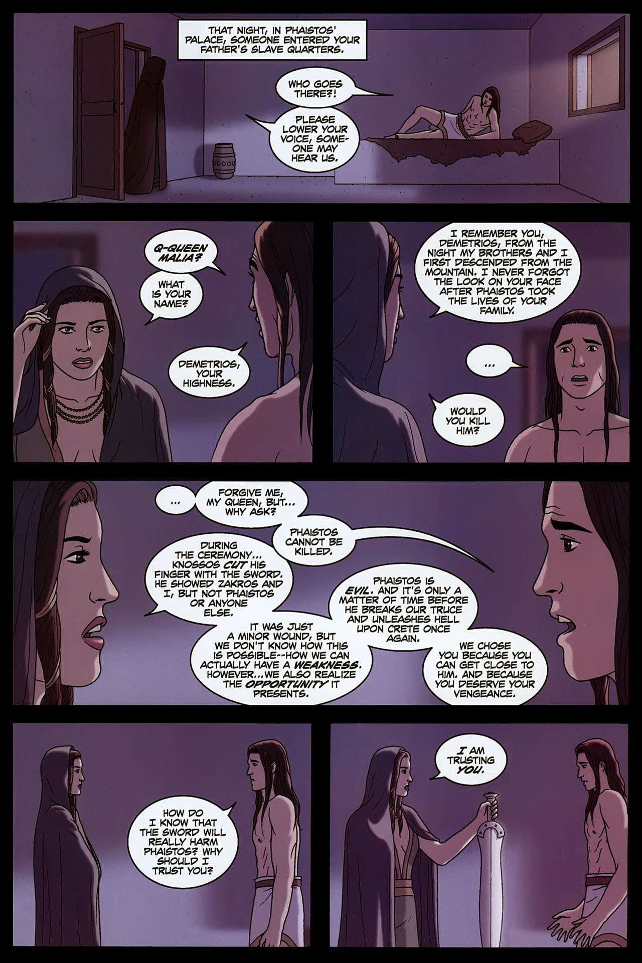 Read online The Sword comic -  Issue #6 - 21