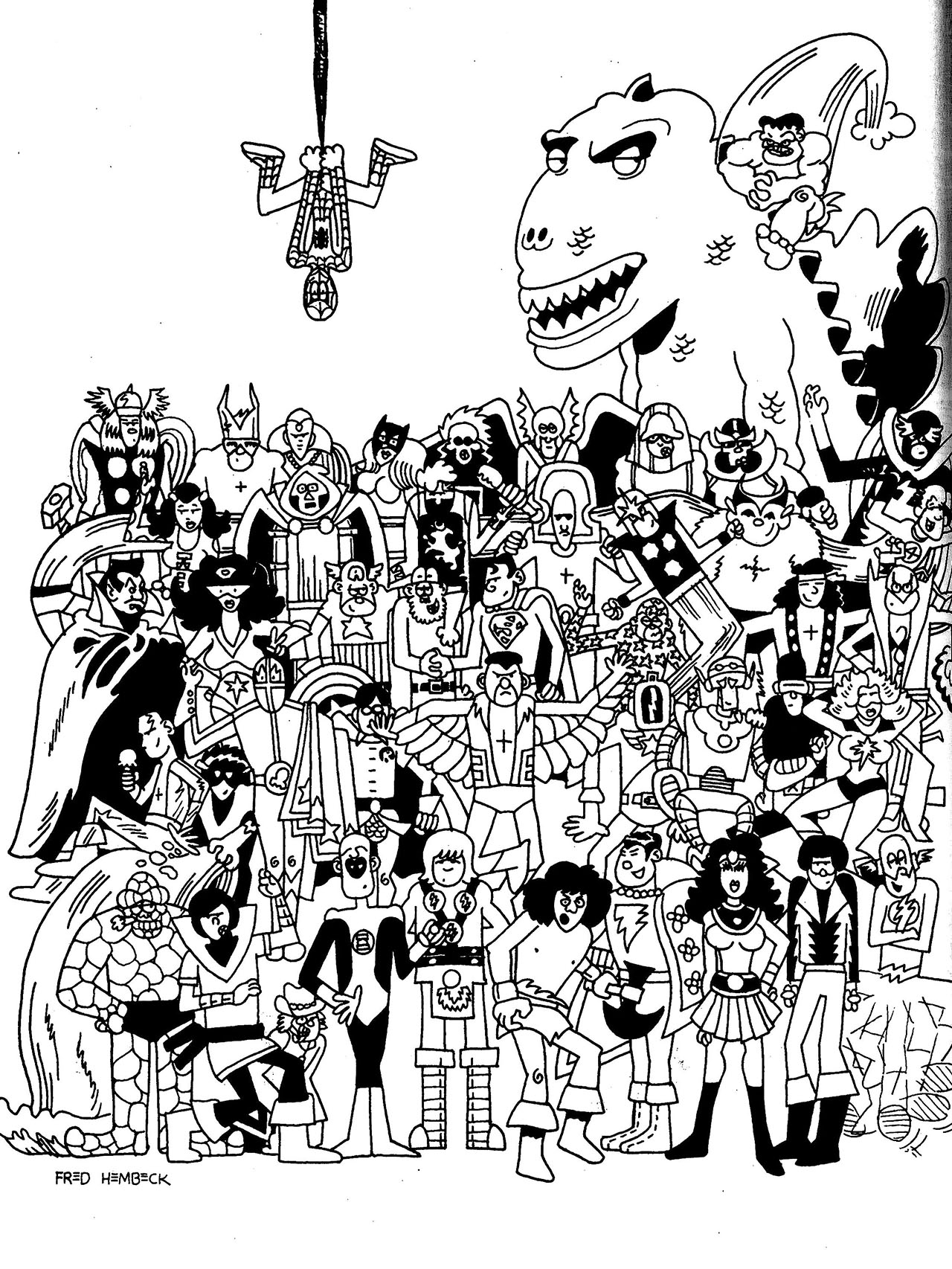 Read online The Nearly Complete Essential Hembeck Archives Omnibus comic -  Issue # TPB (Part 3) - 1