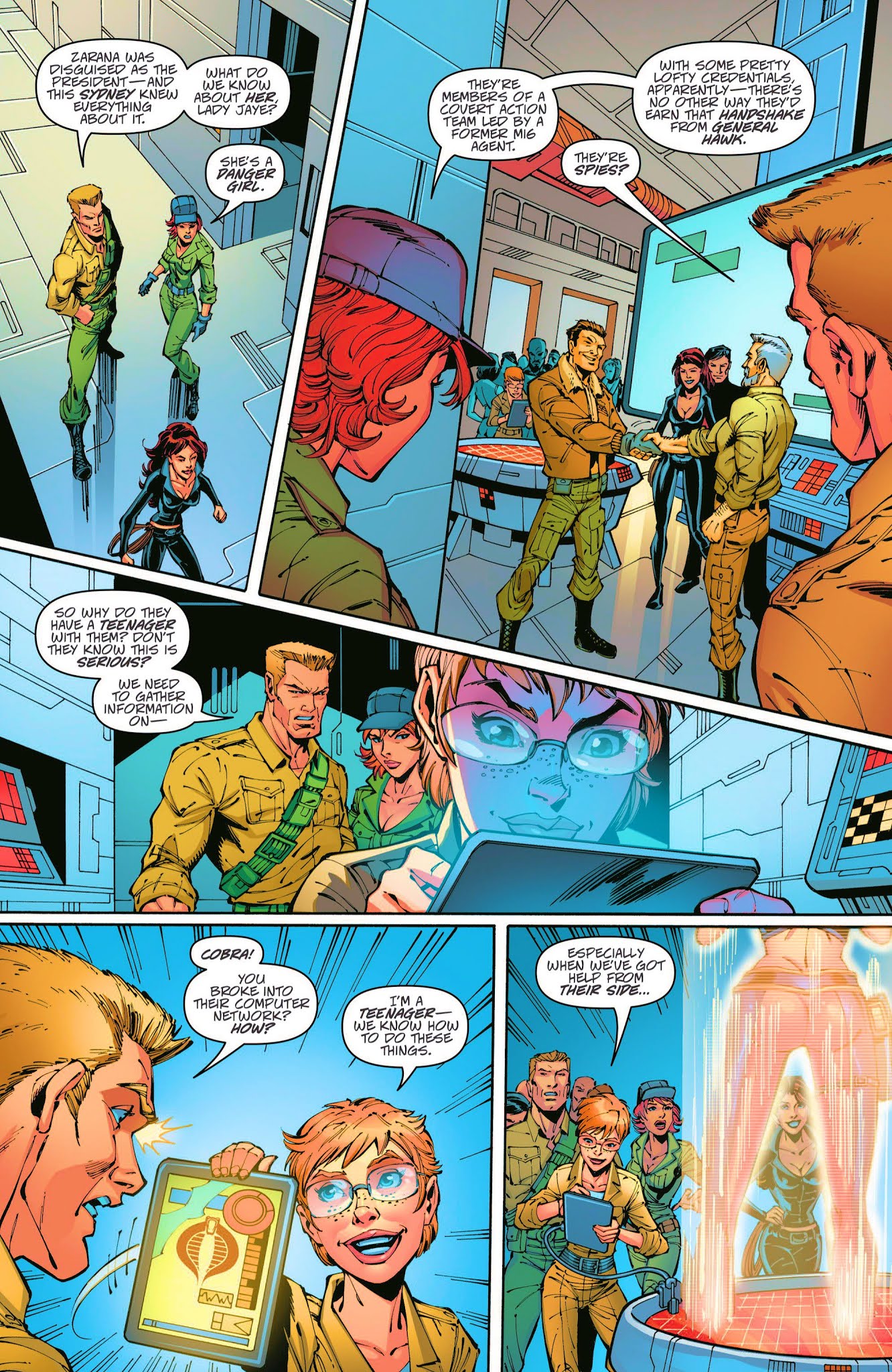 Read online Danger Girl/G.I. Joe comic -  Issue #3 - 10