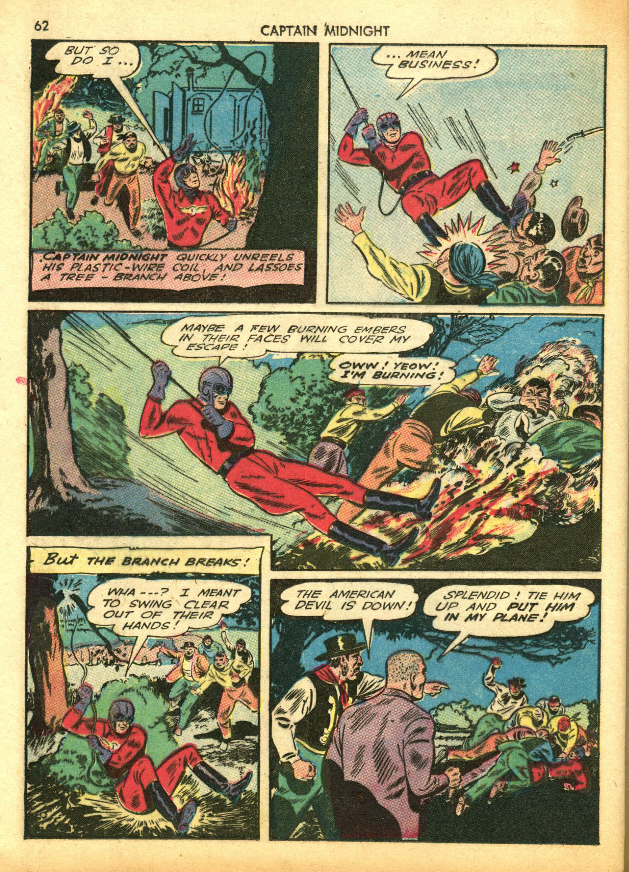 Read online Captain Midnight (1942) comic -  Issue #5 - 62