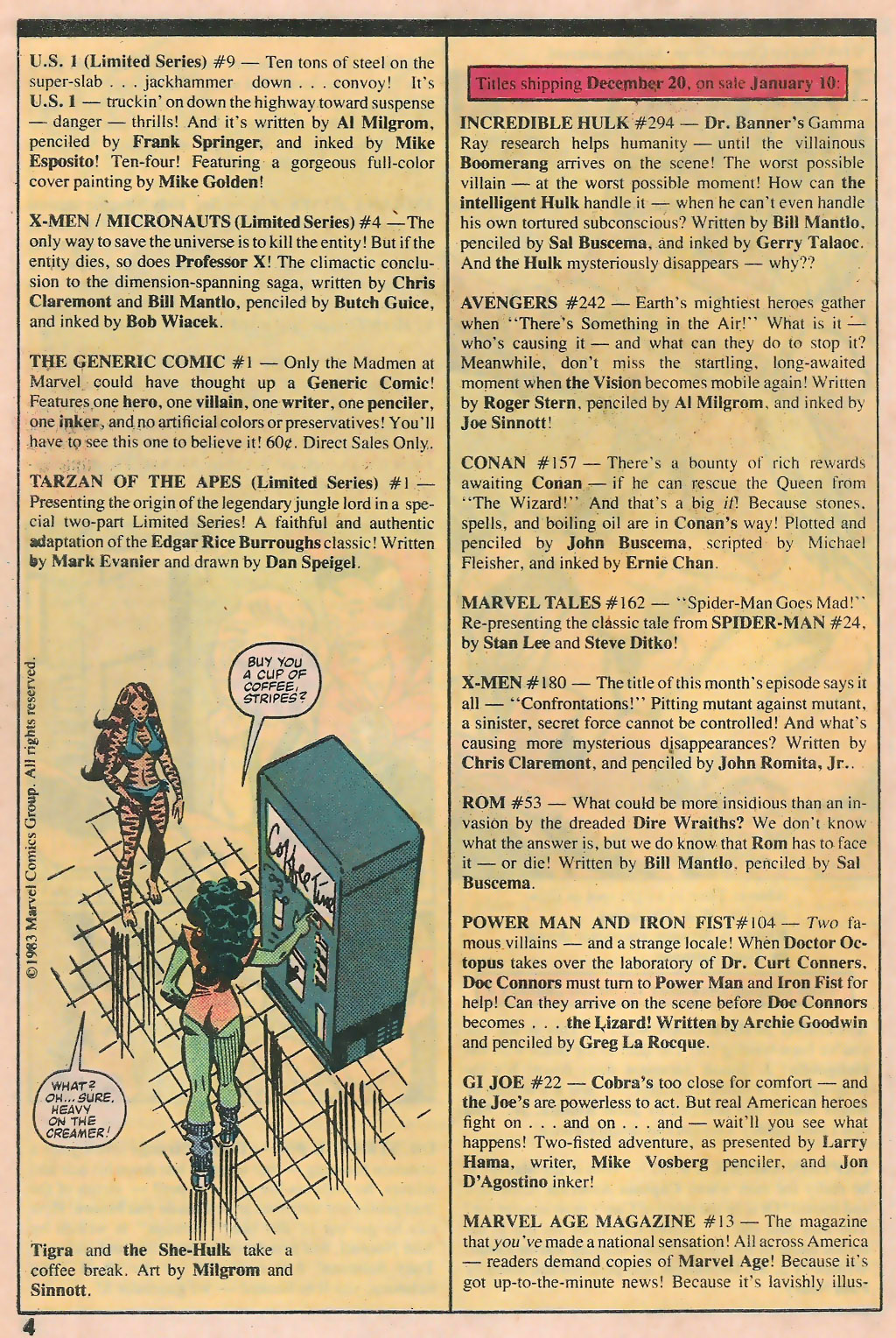 Read online Marvel Age comic -  Issue #10 - 6