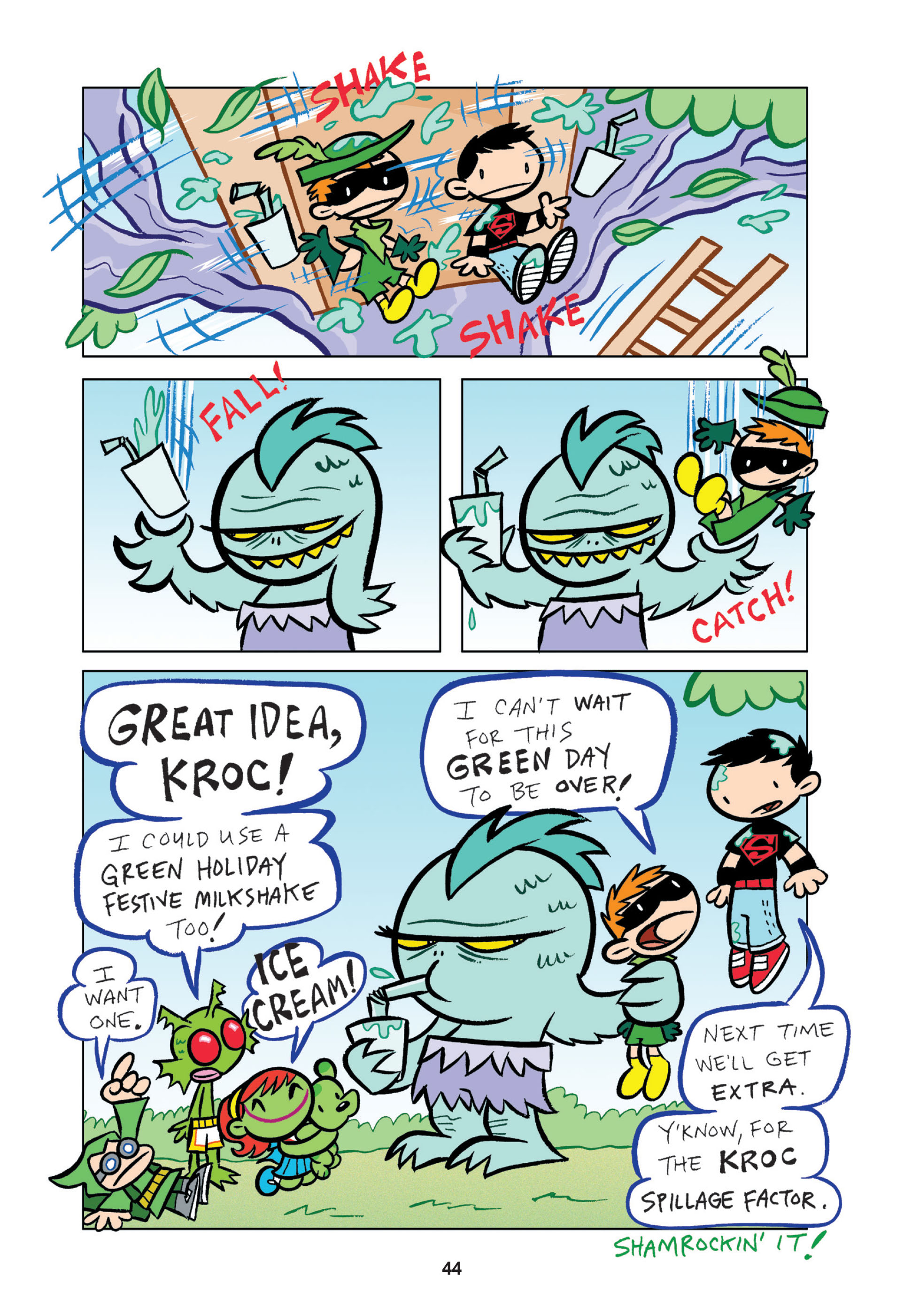 Read online Tiny Titans: Beast Boy & Raven comic -  Issue # TPB - 44