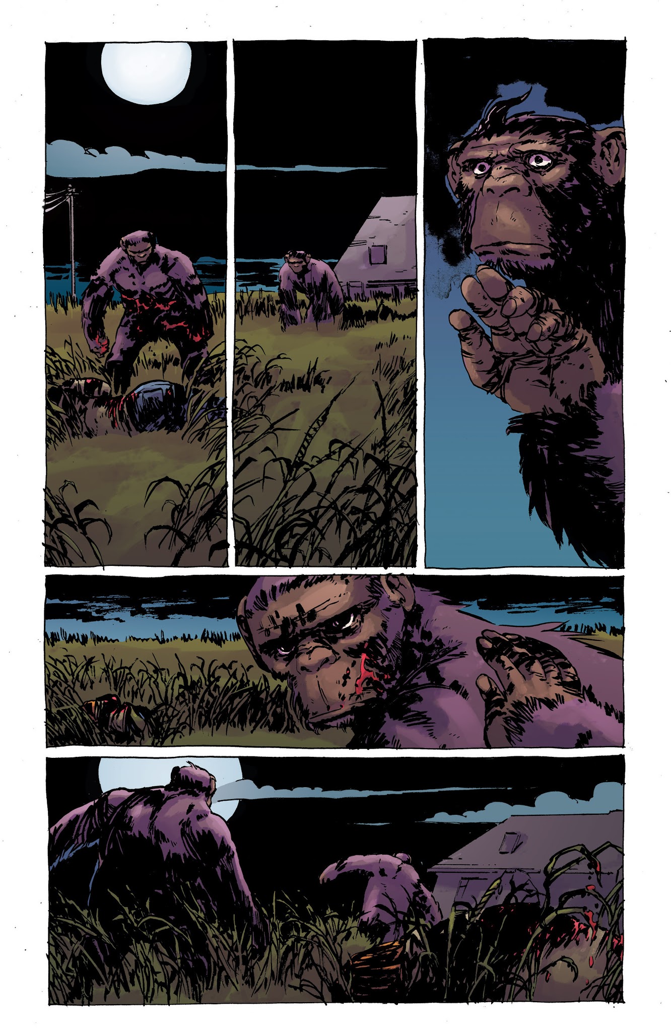 Read online Dawn of the Planet of the Apes comic -  Issue # TPB - 45