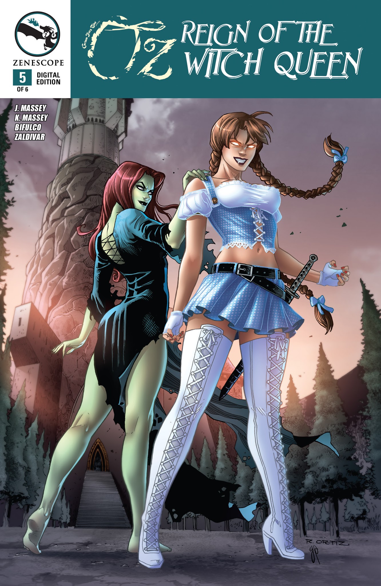 Read online Grimm Fairy Tales presents Oz: Reign of the Witch Queen comic -  Issue #5 - 1