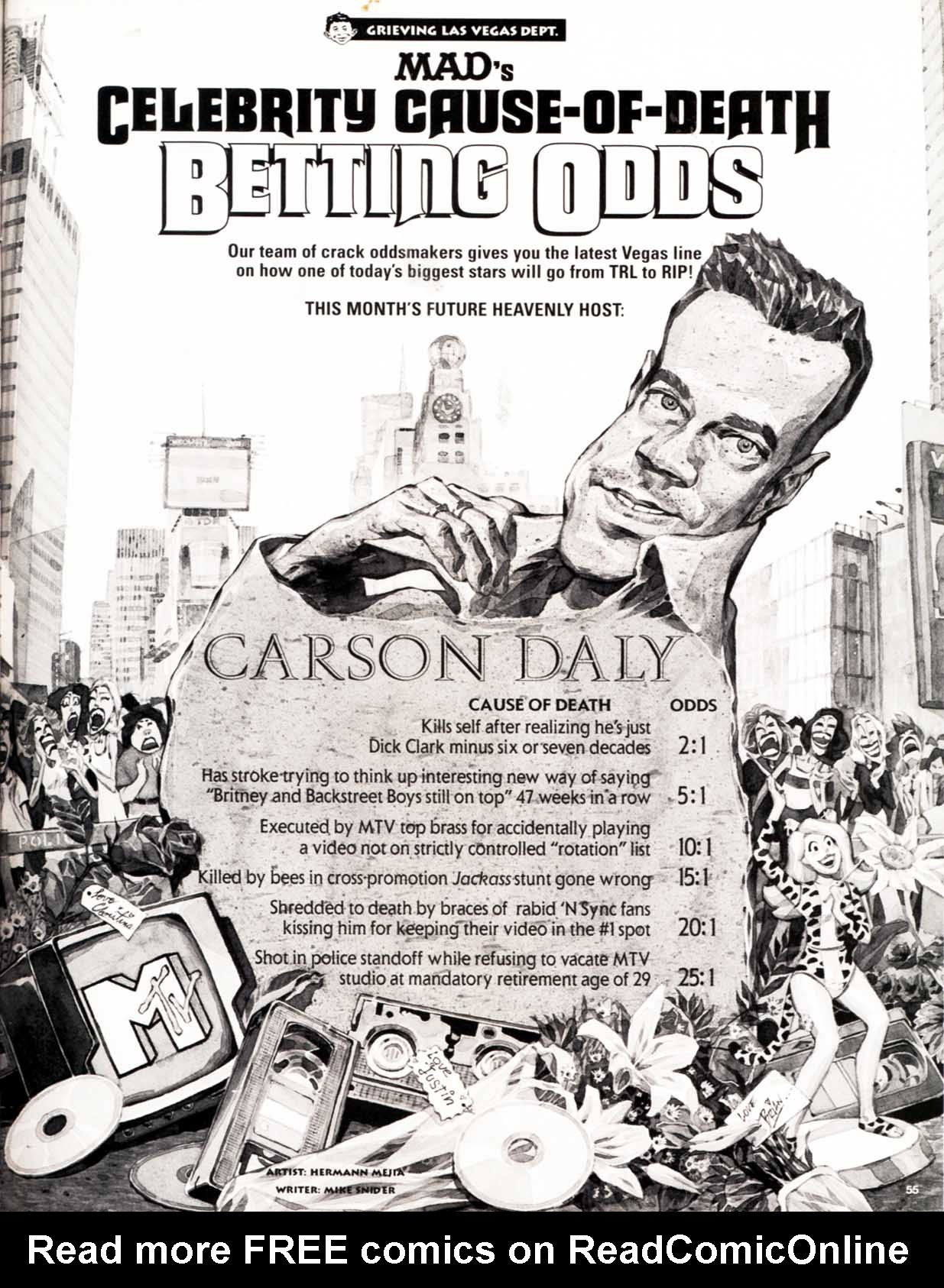 Read online MAD comic -  Issue #408 - 57