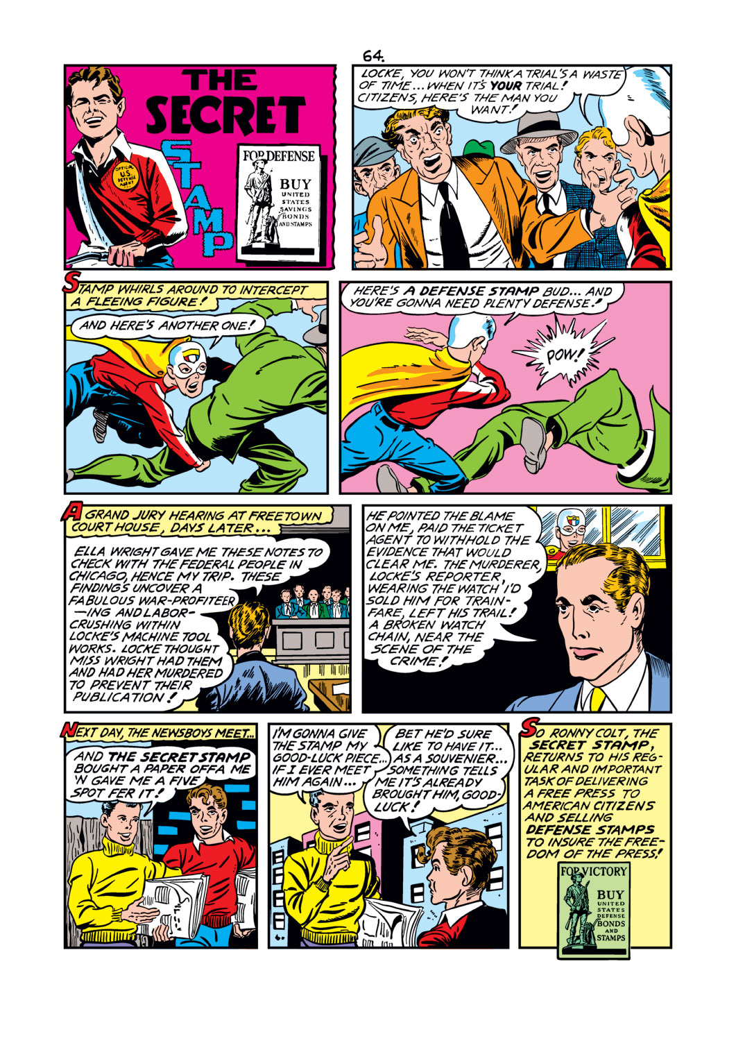 Captain America Comics 16 Page 64