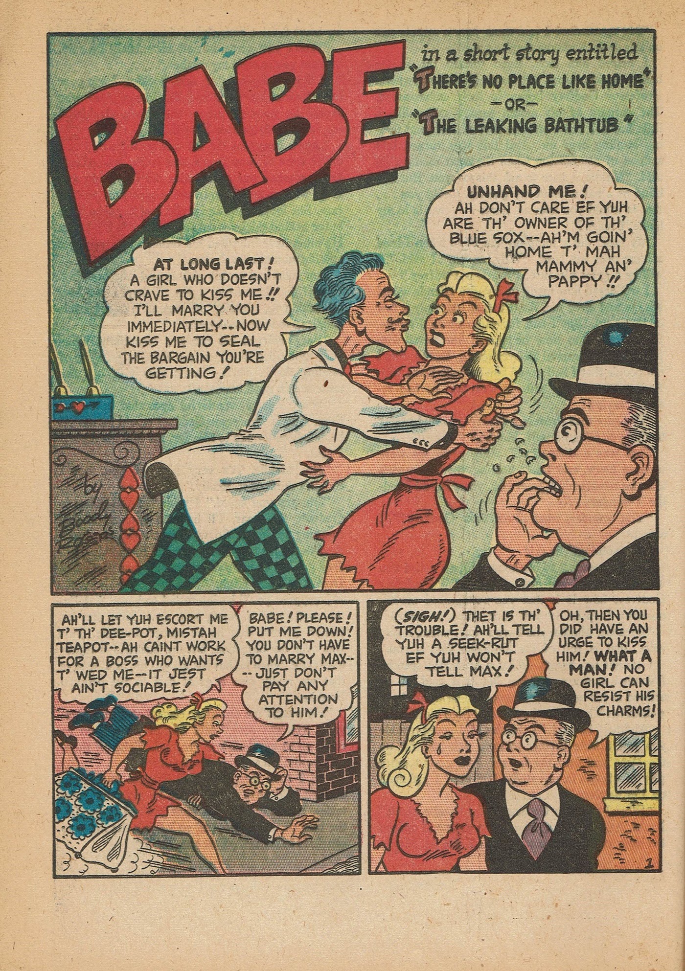 Read online Babe (1948) comic -  Issue #1 - 42