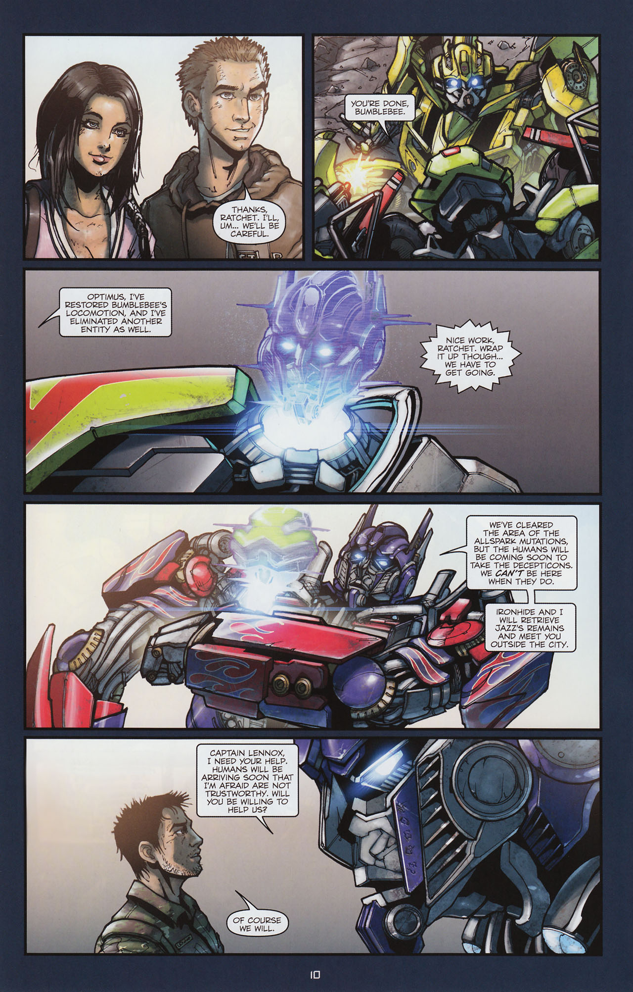 Read online Transformers: Alliance comic -  Issue #1 - 13