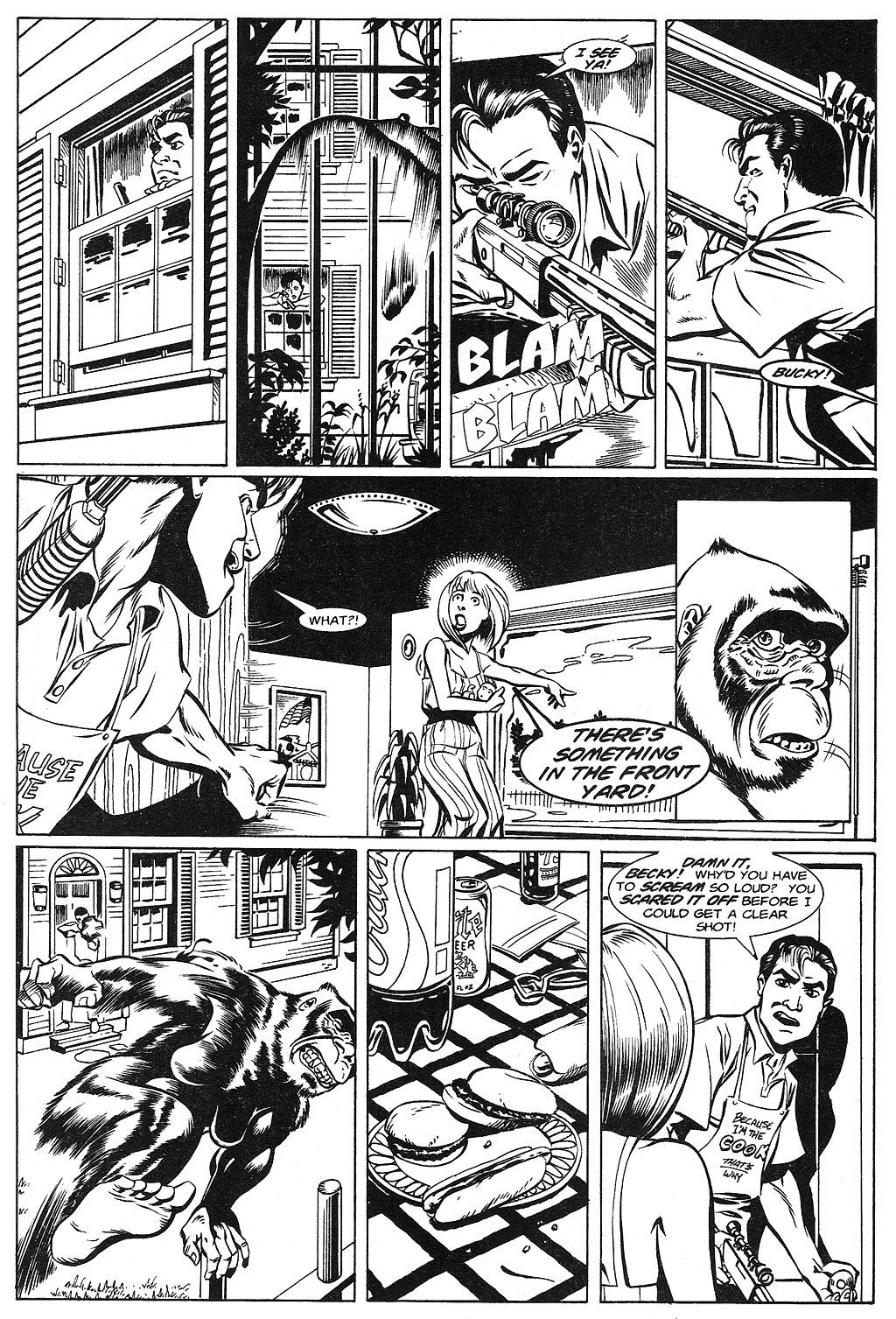 Read online Cavewoman: Missing Link comic -  Issue #1 - 24