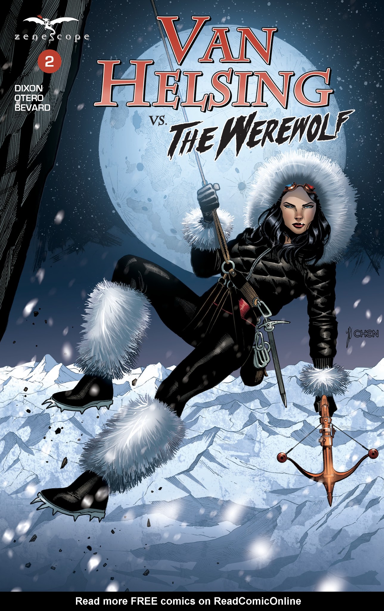 Read online Van Helsing vs. Werewolf comic -  Issue #2 - 1